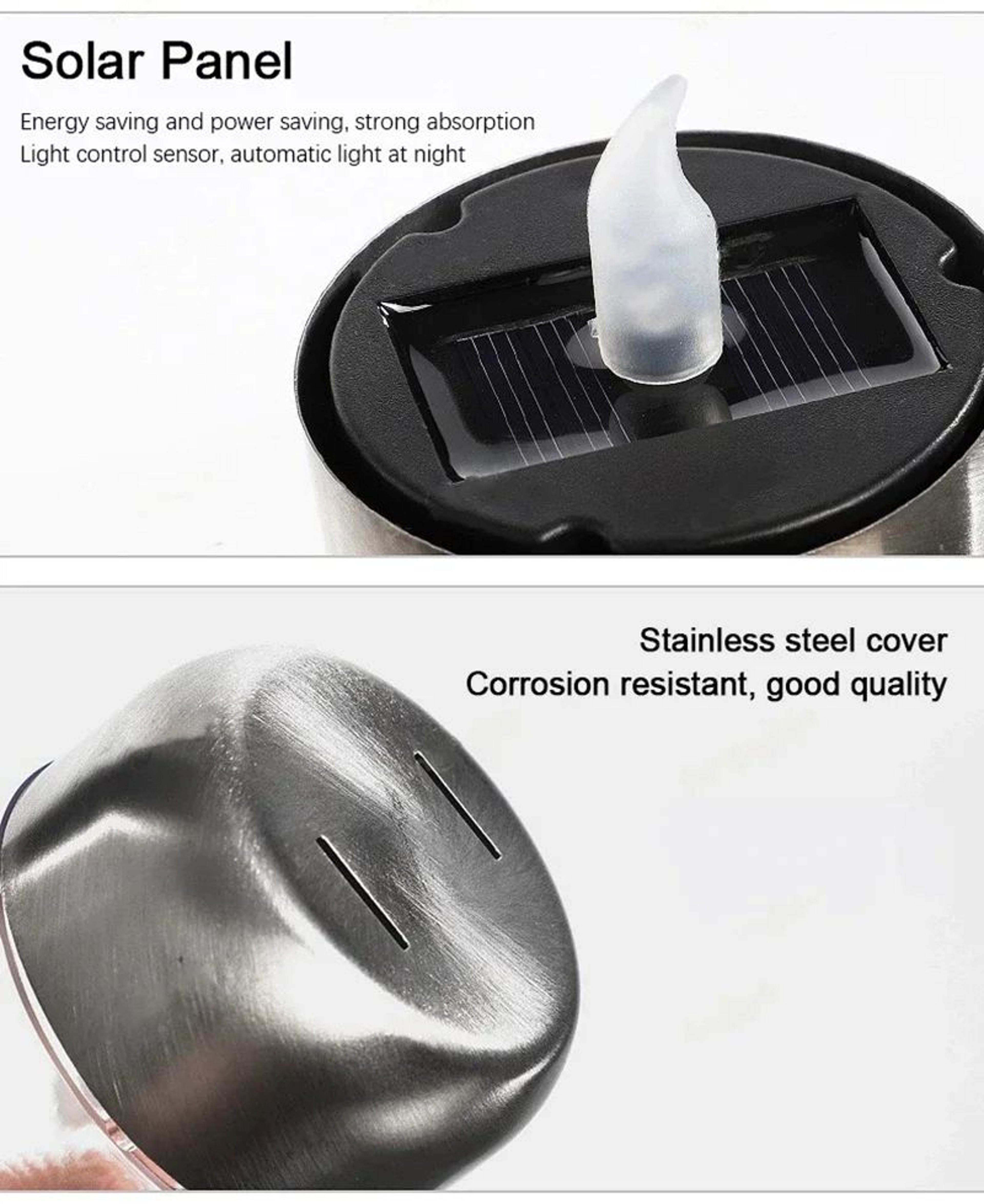 Solar LED Flameless Candle Light 12