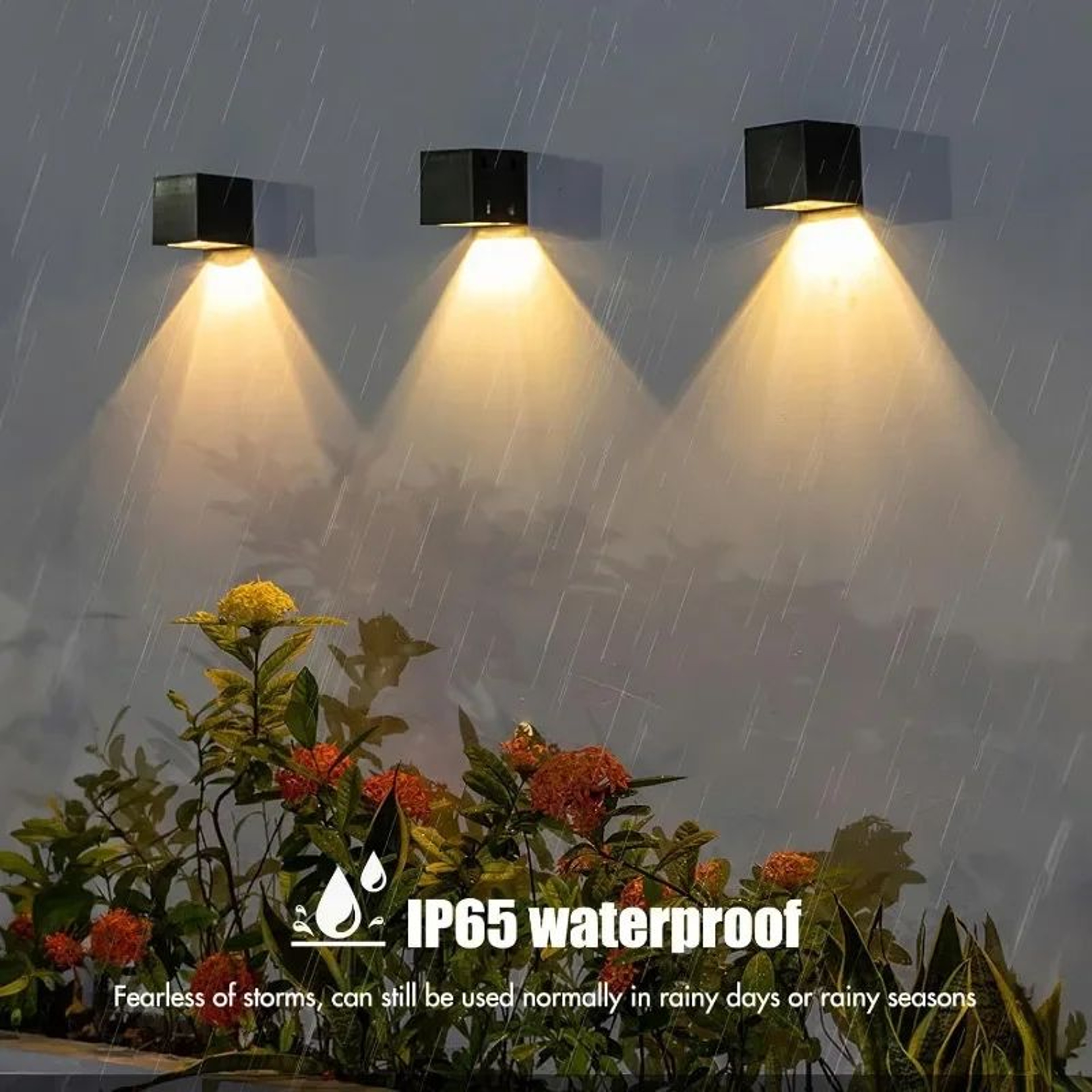 Modern Solar Square Wall LED Light 2
