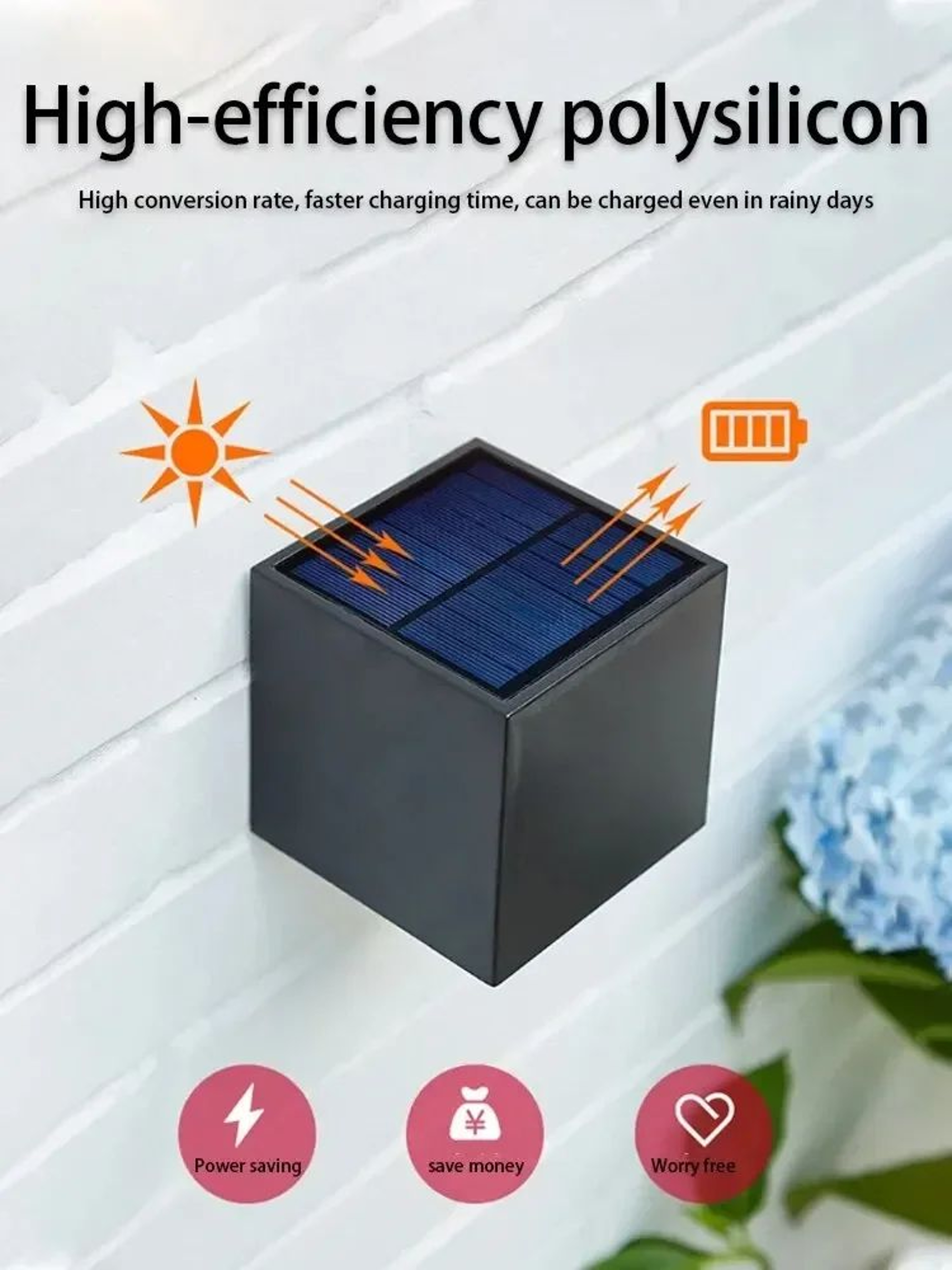 Modern Solar Square Wall LED Light 7