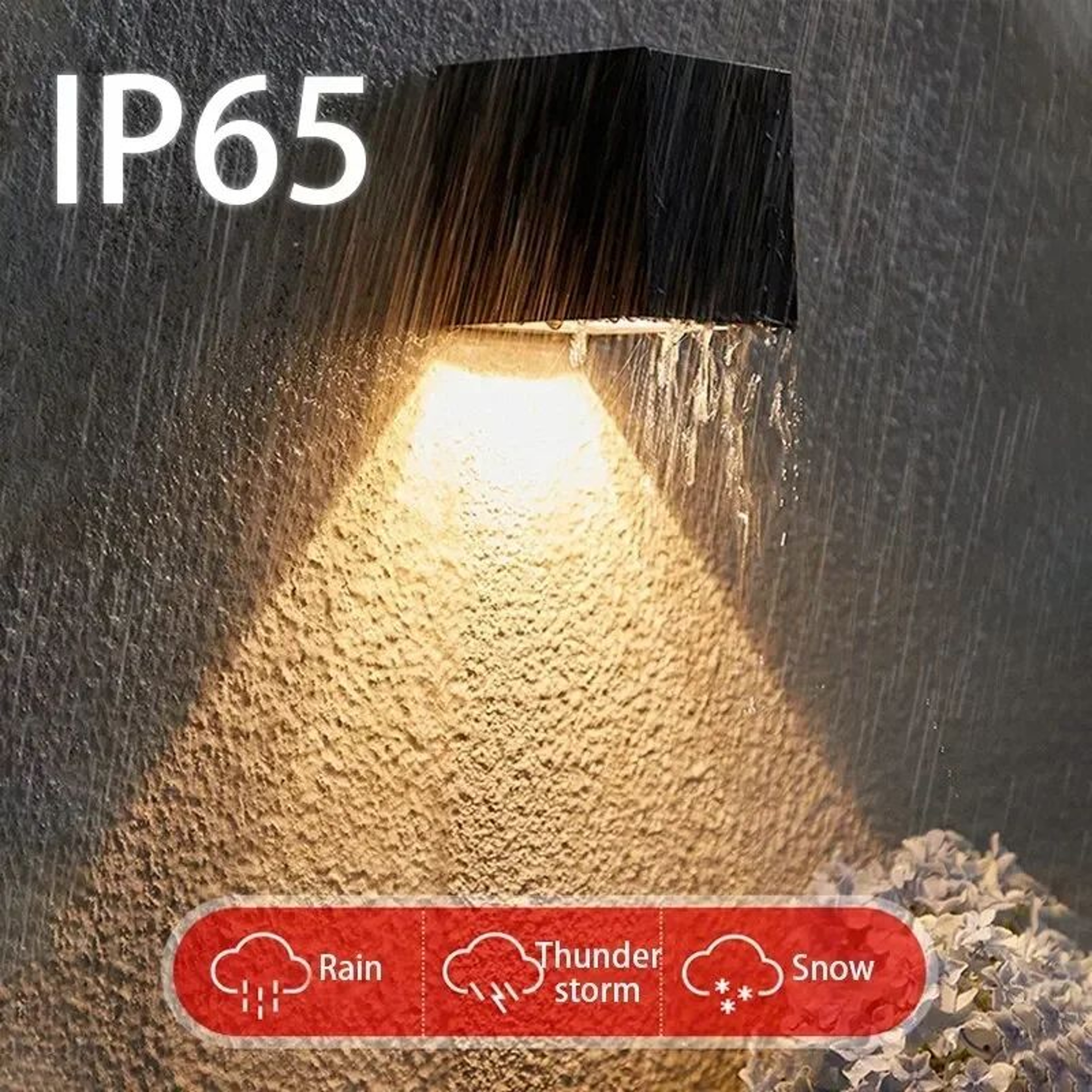 Modern Solar Square Wall LED Light 9
