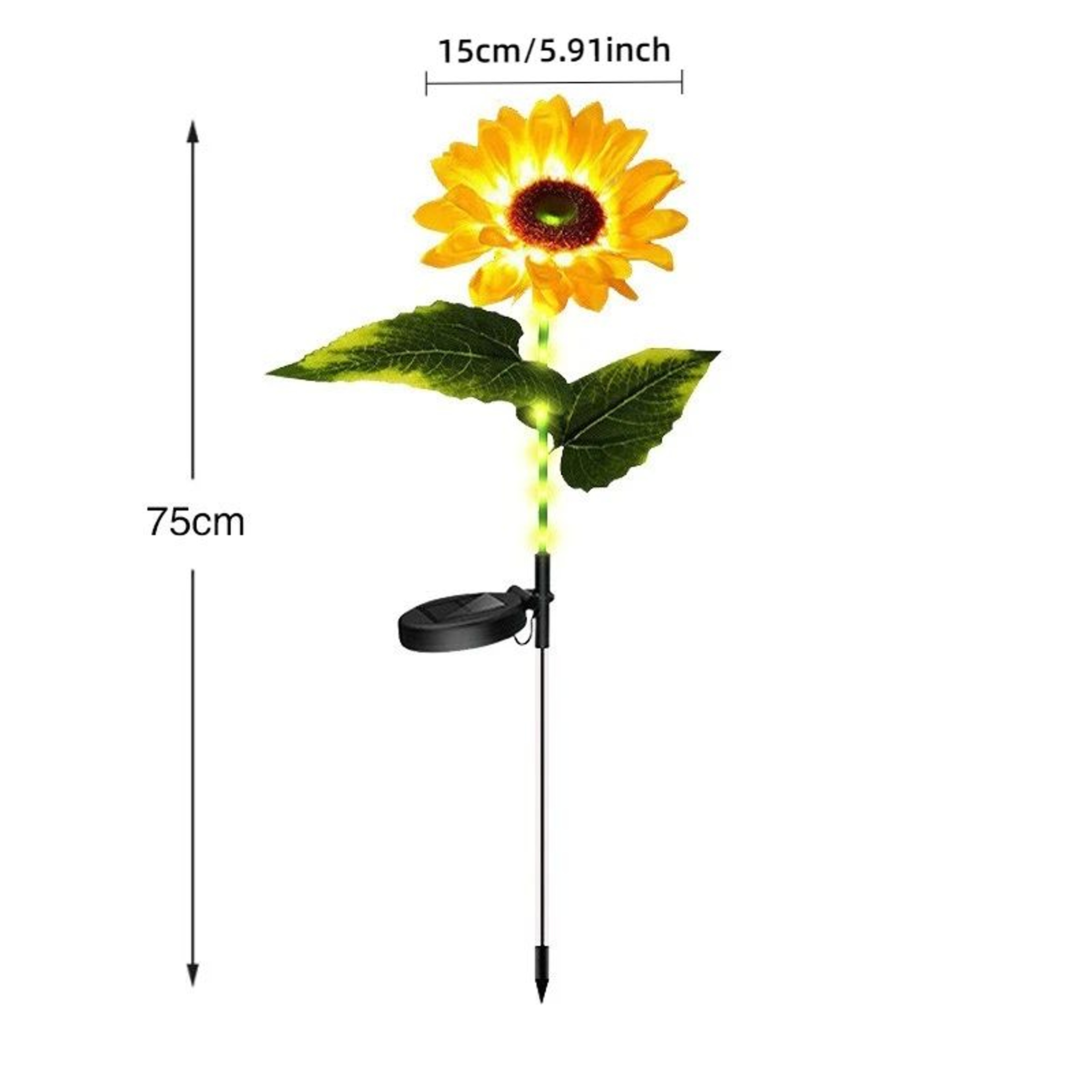 Solar Sunflower LED Garden Light 6