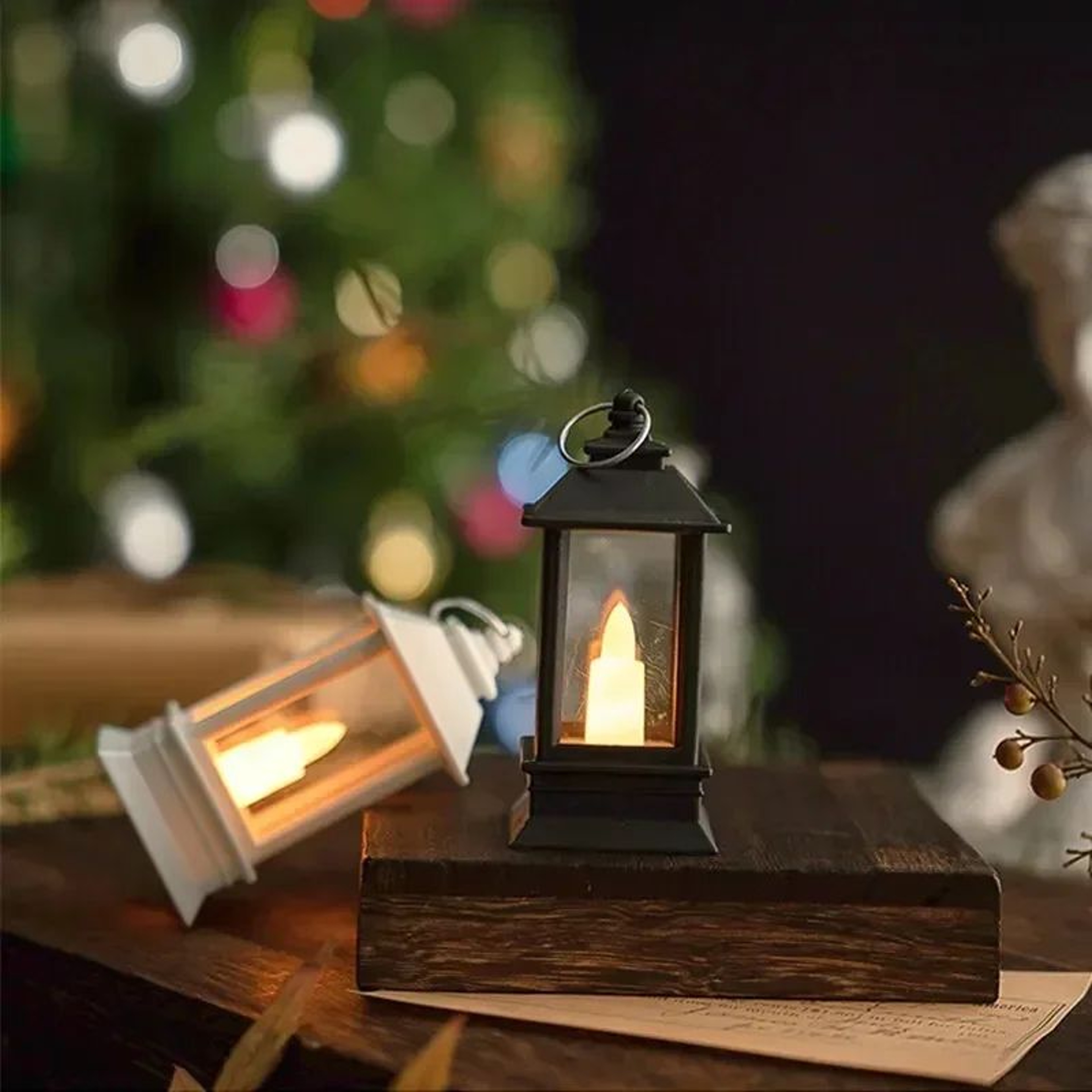 Vintage LED Oil Lamp Night Light 2