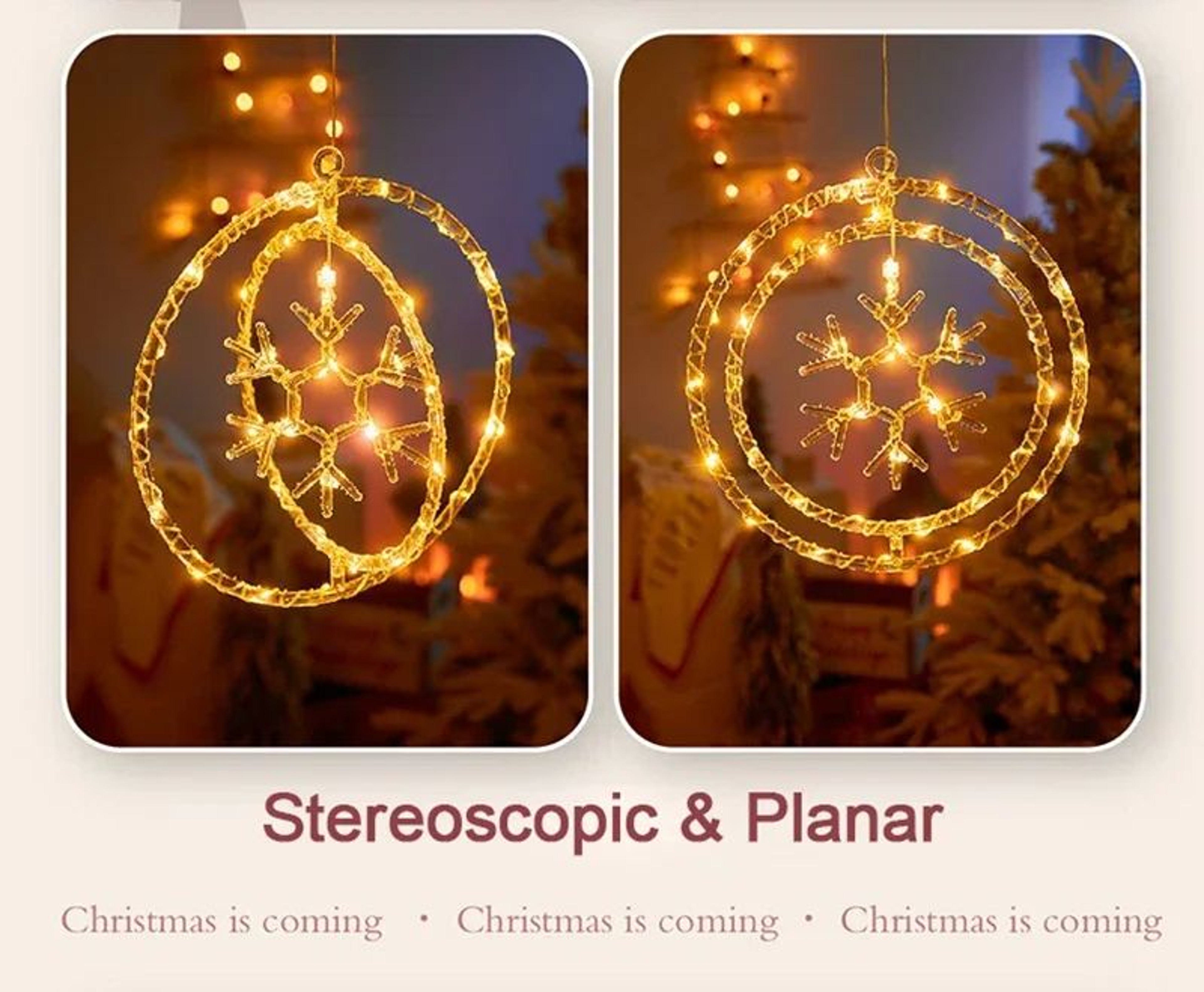 LED Christmas Figure Hanging Lights 7
