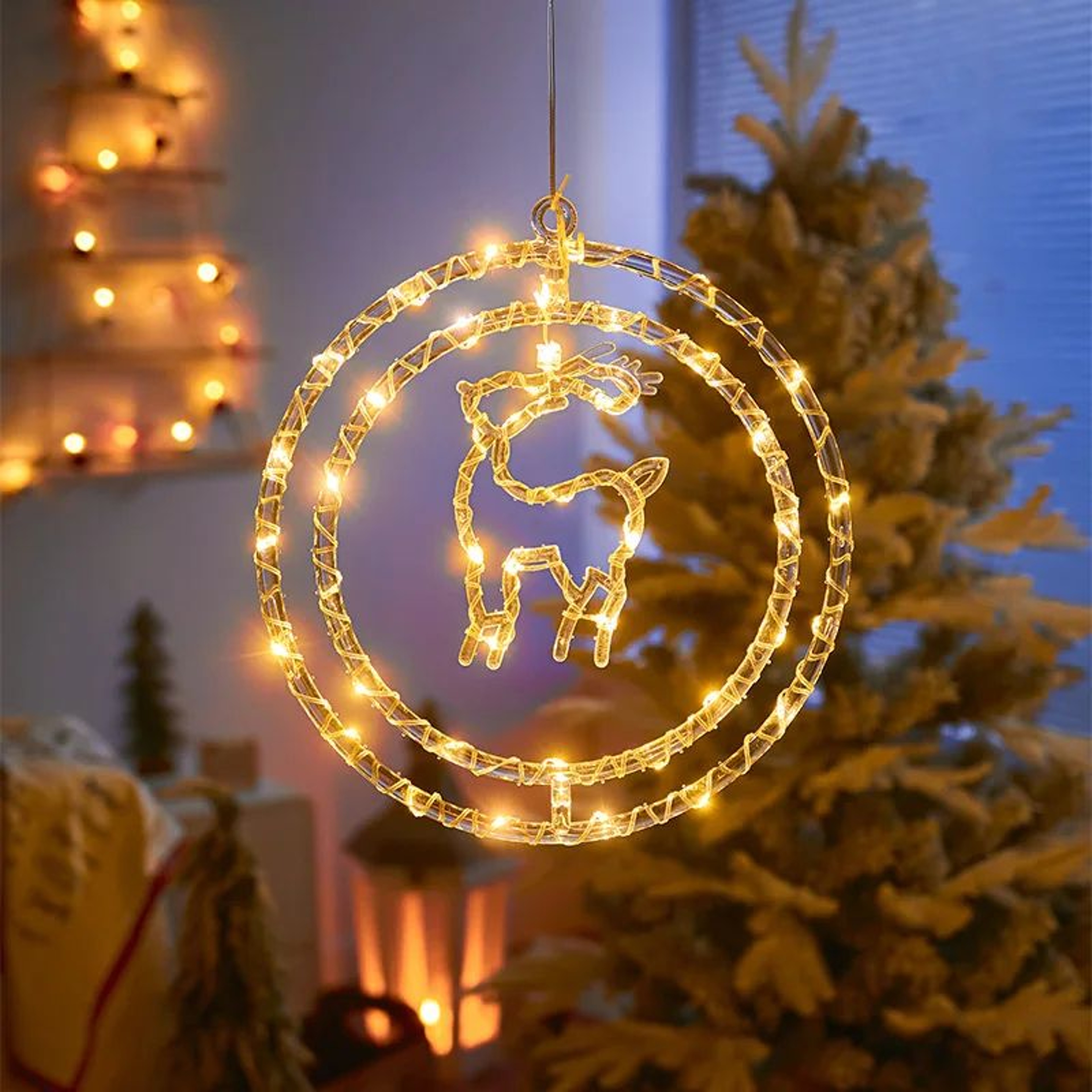 LED Christmas Figure Hanging Lights 14