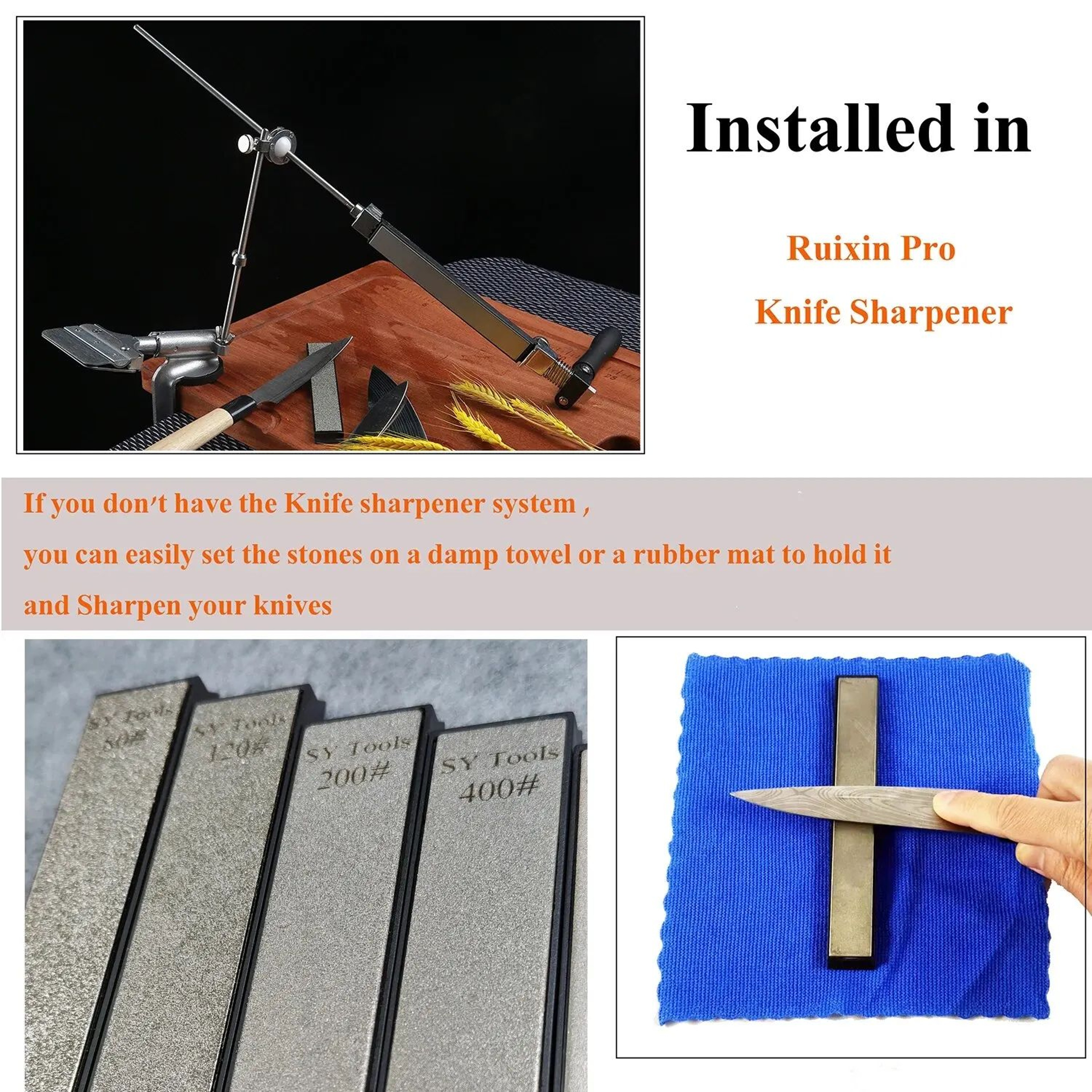 Diamond Knife Sharpening Stone 4