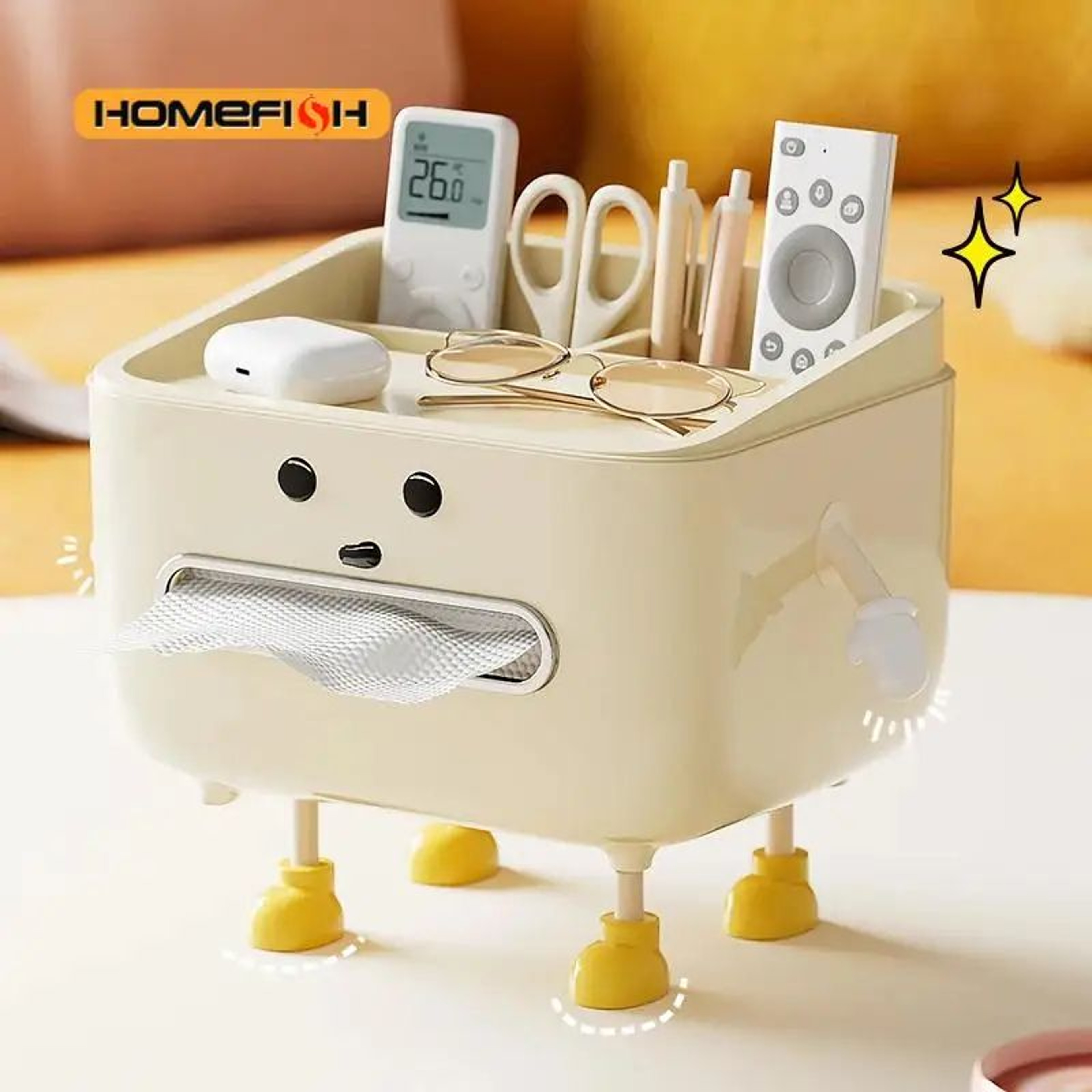 Desktop Paper Towel Organizer Box 1