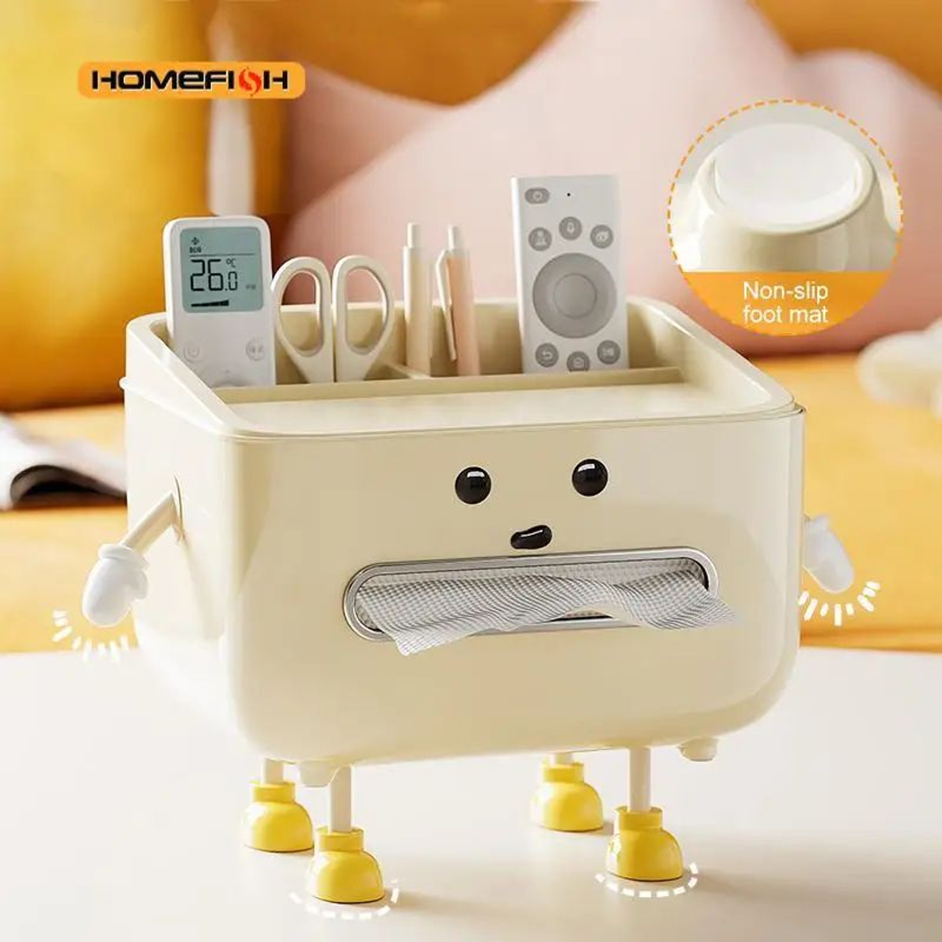 Desktop Paper Towel Organizer Box 5