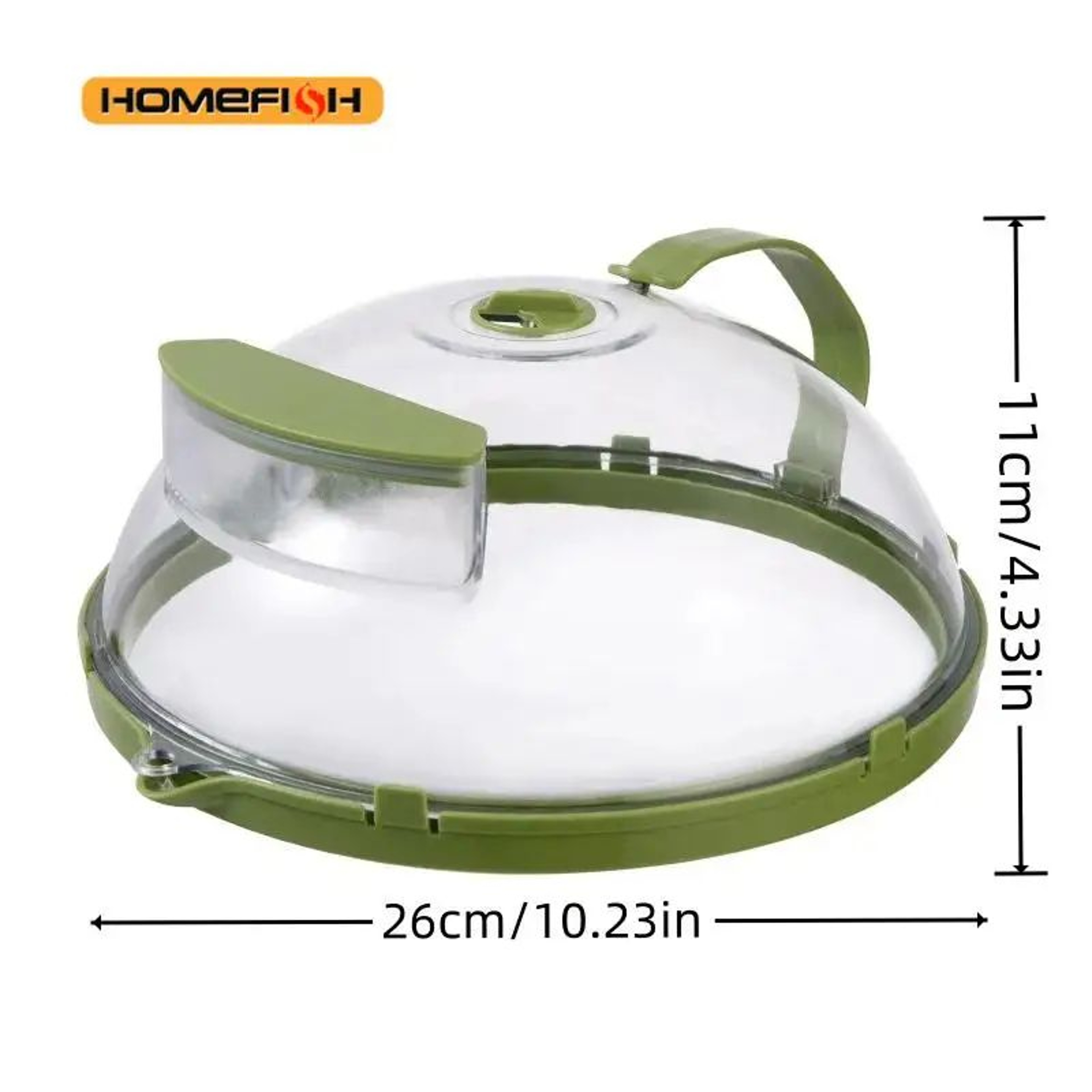Clear Microwave Food Cover Lid 4