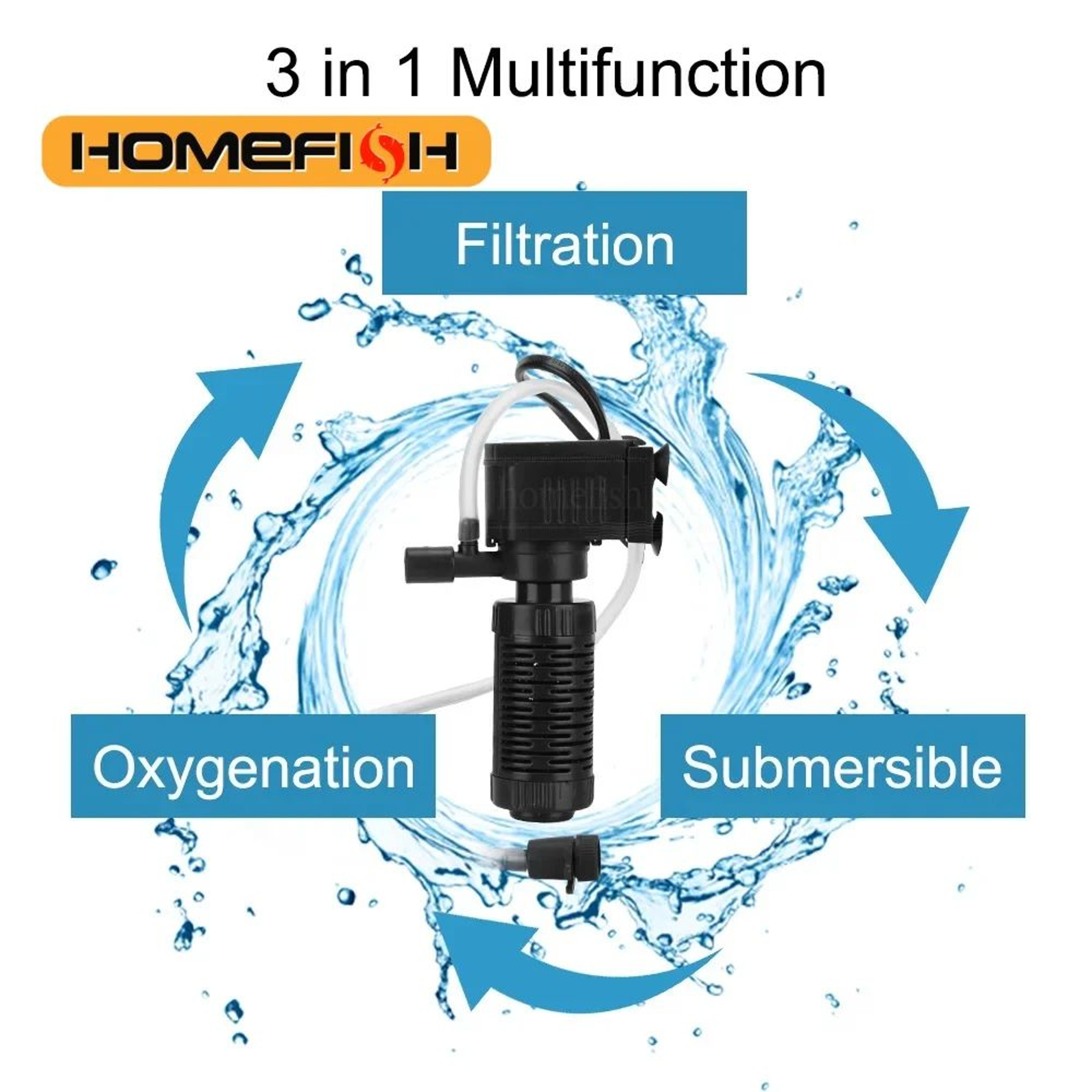 3 In 1 Mini Aquarium Filter 0