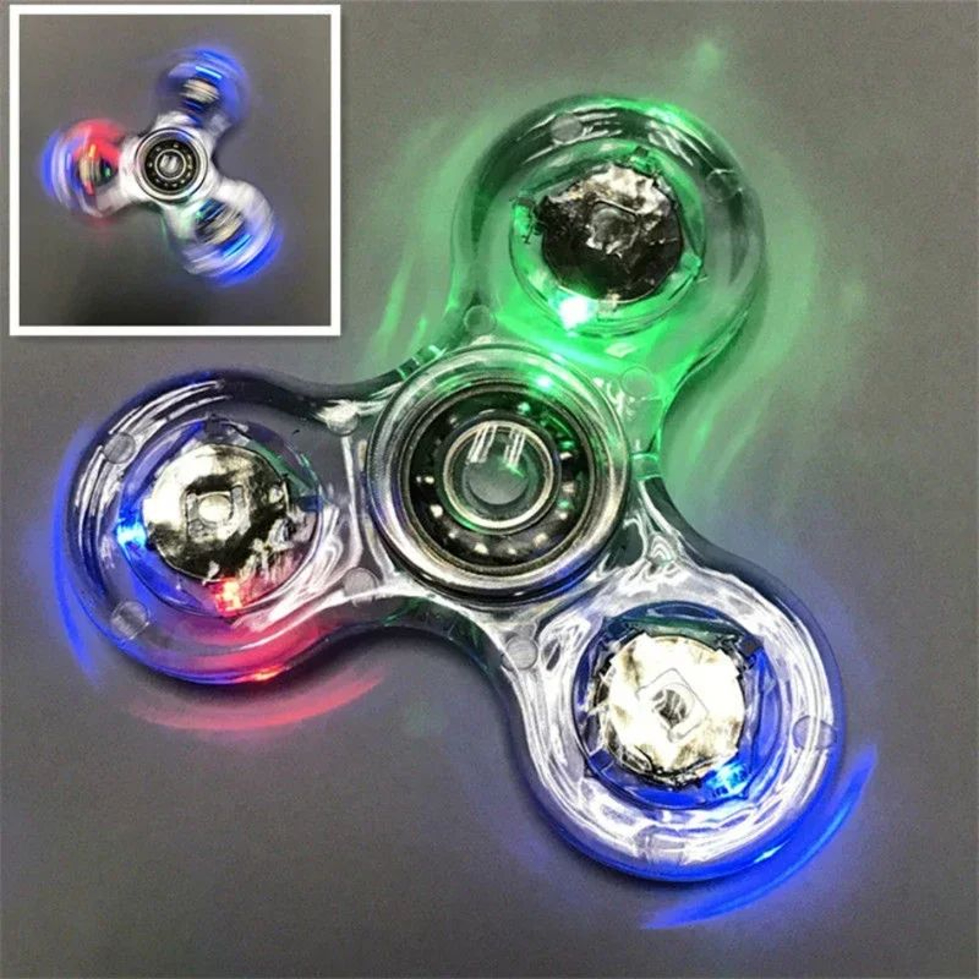 LED Glow Fidget Spinner Toy 3