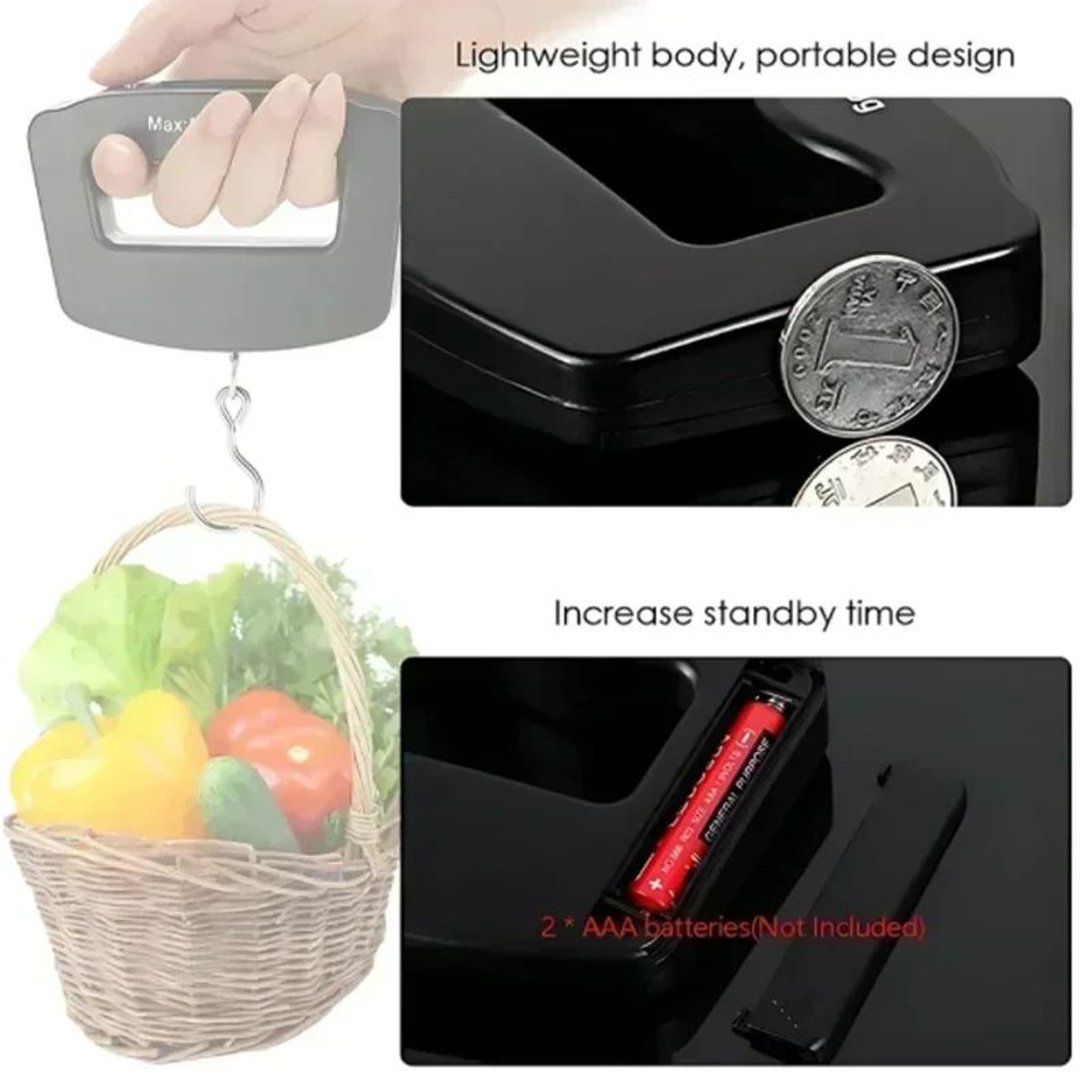 Digital Portable Luggage Hanging Scale 5