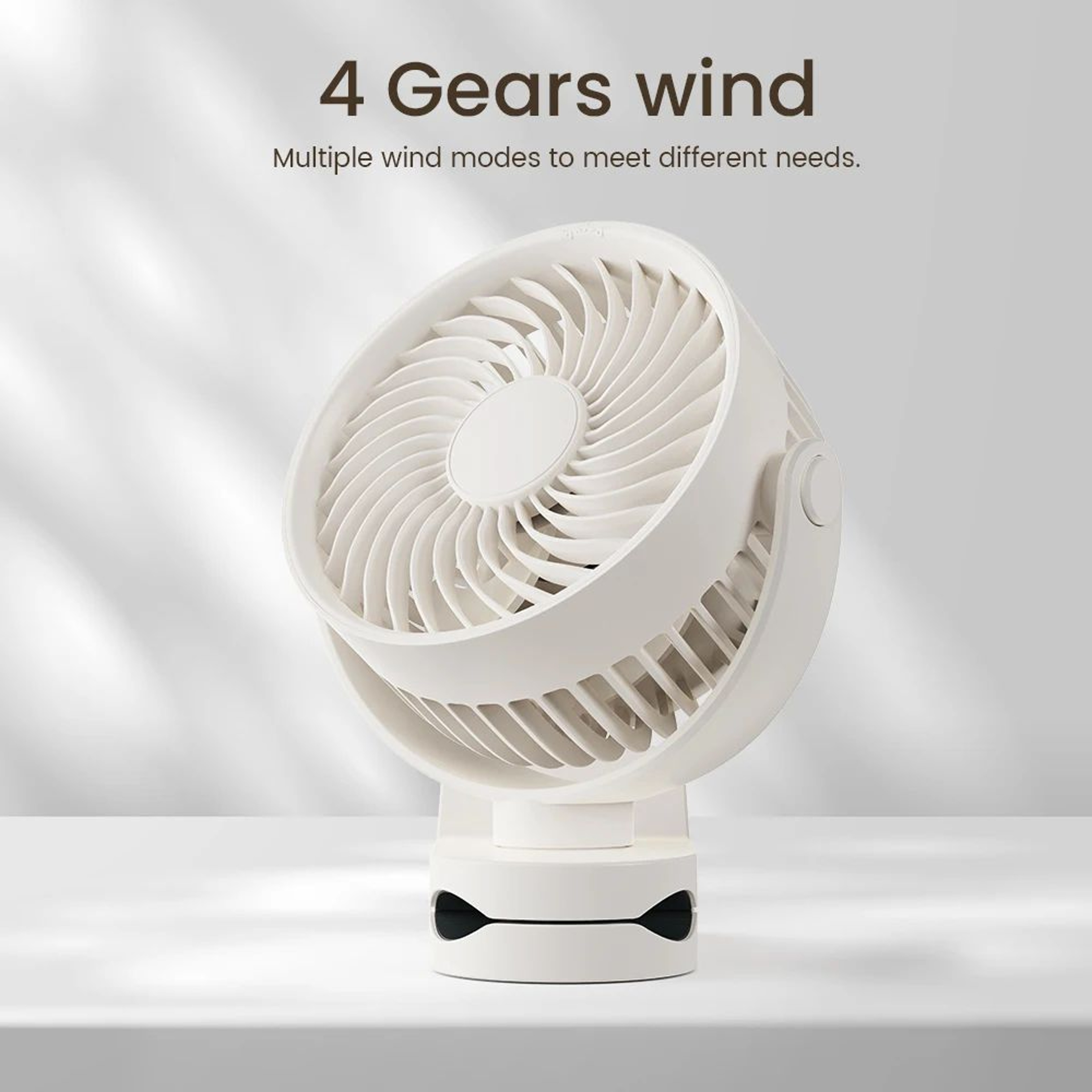 Wall Mounted Rechargeable Clip On Silent Fan 1