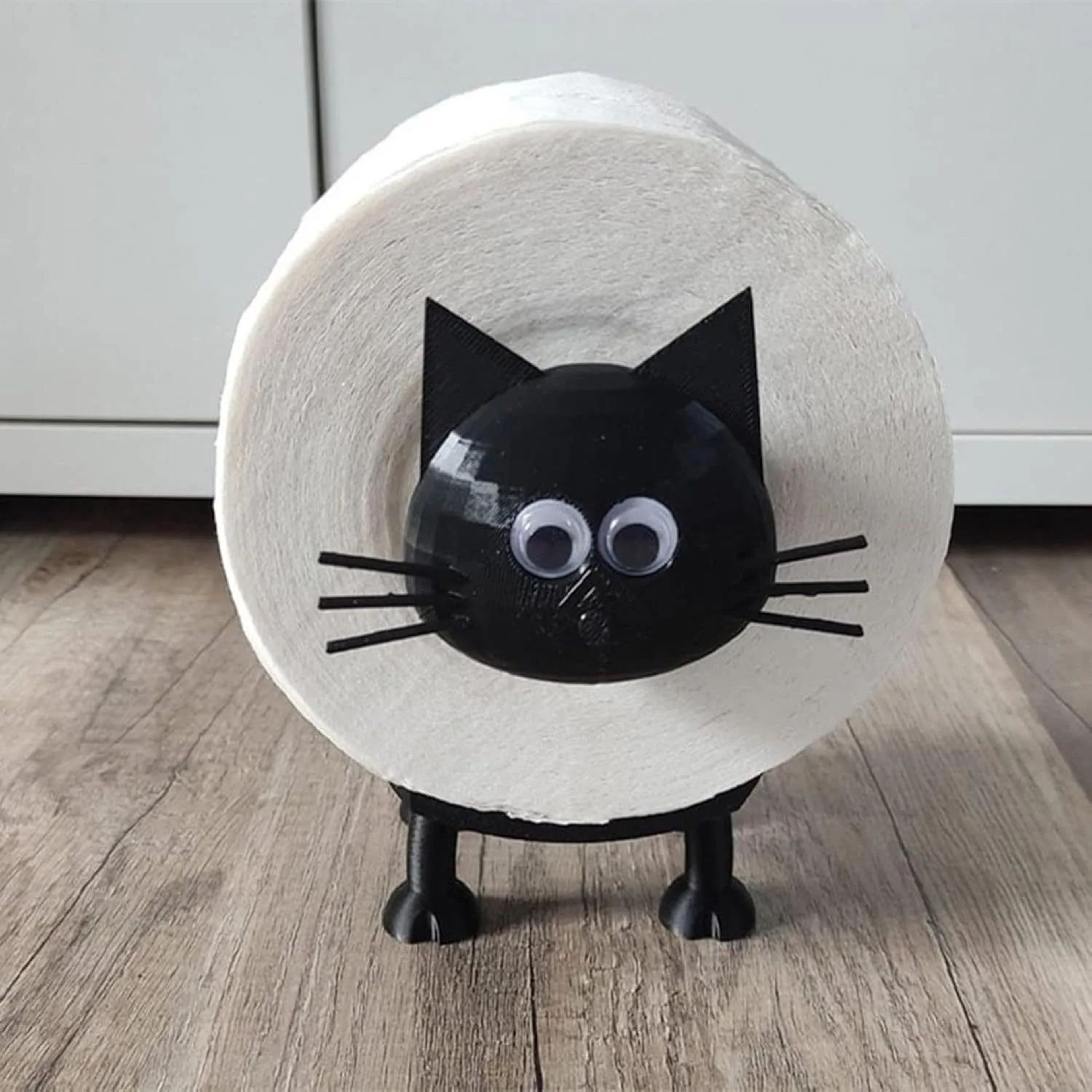 3D Raccoon Toilet Paper Holder Bathroom Decor 8