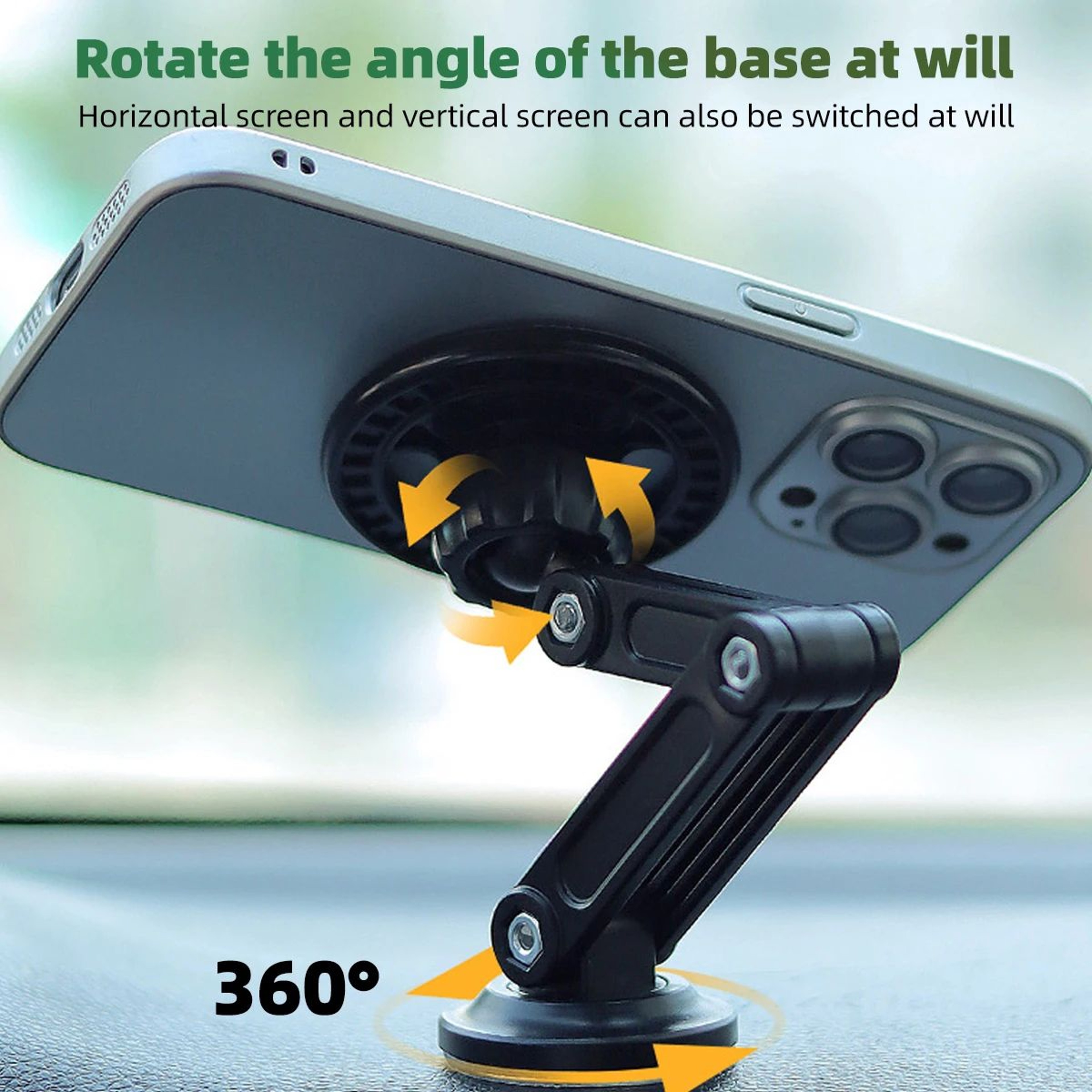 MagSafe 360 Rotate Magnetic Car Phone Holder 3