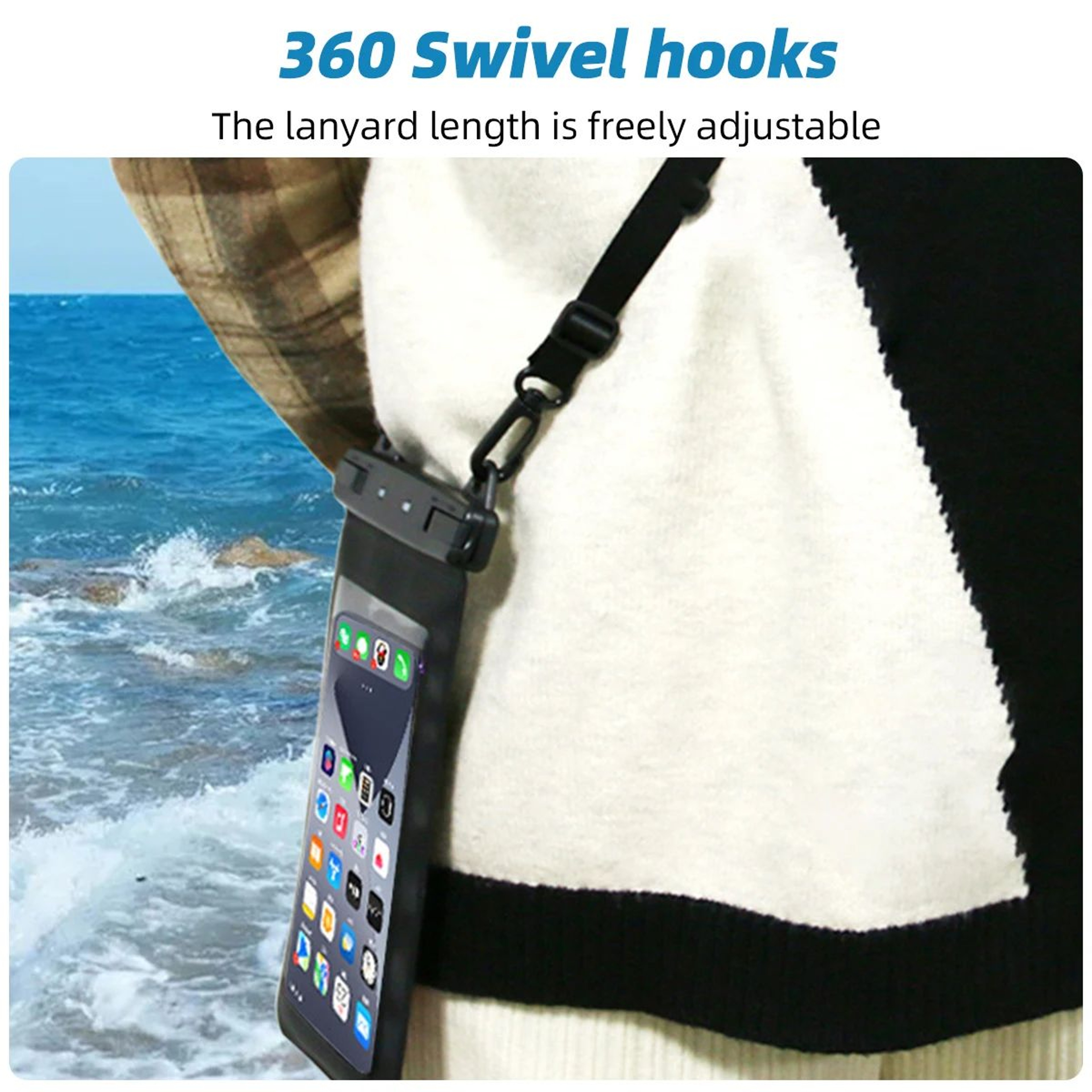 Waterproof Phone Pouch For Swimming And Travel 1