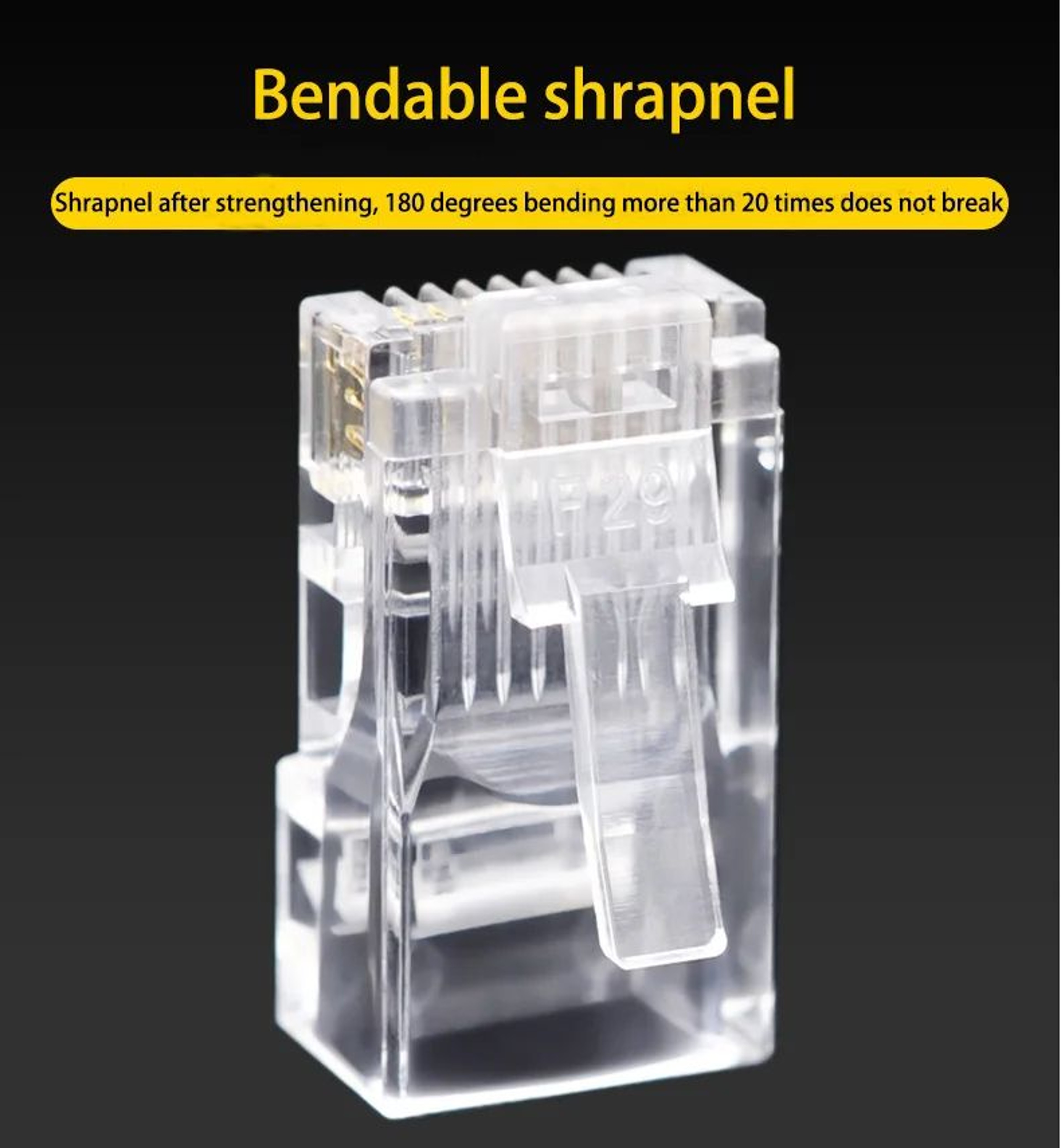 RJ45 Cat6 Network Connector 50 Piece Set 7