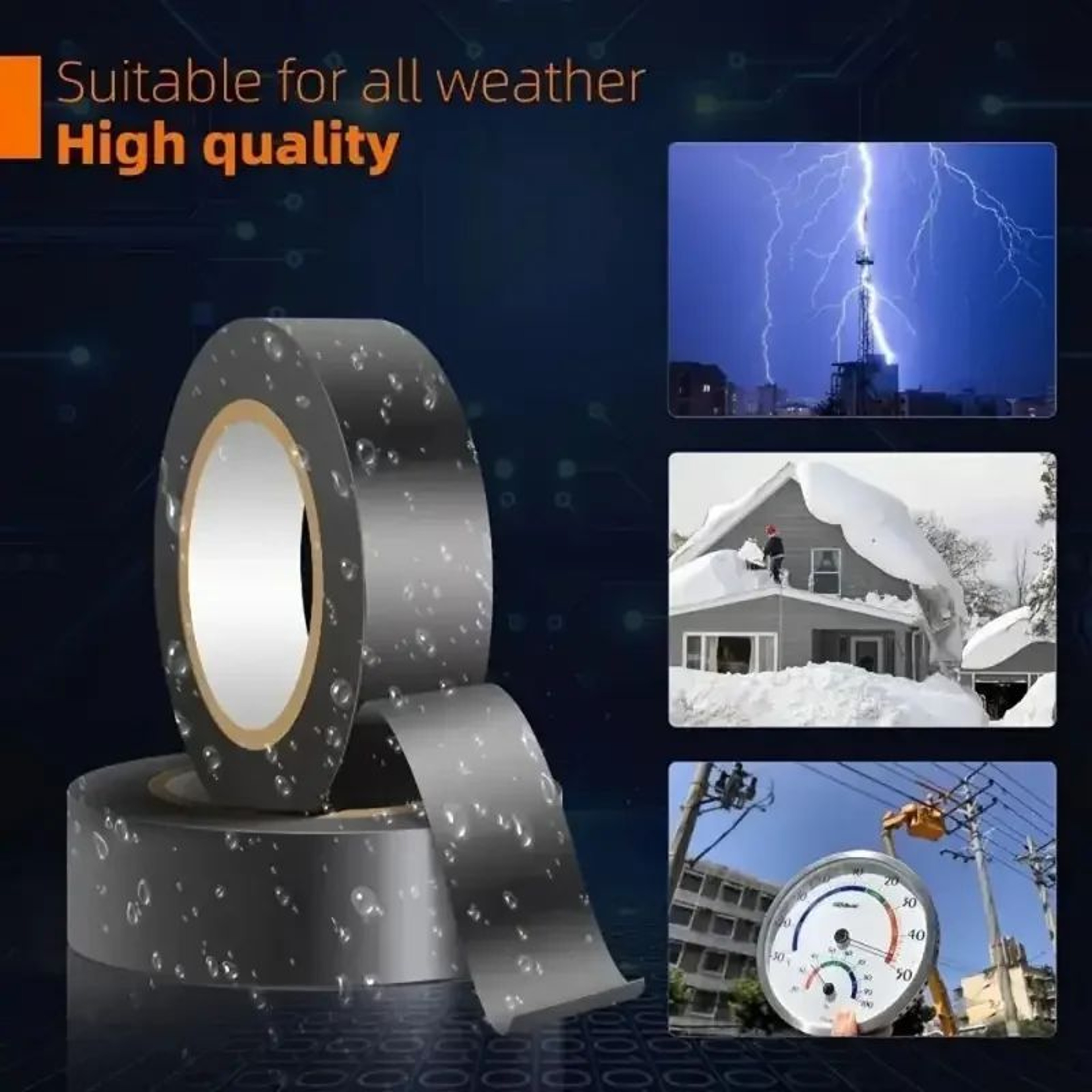 Multi Color Electrical Tape Set Fireproof 7