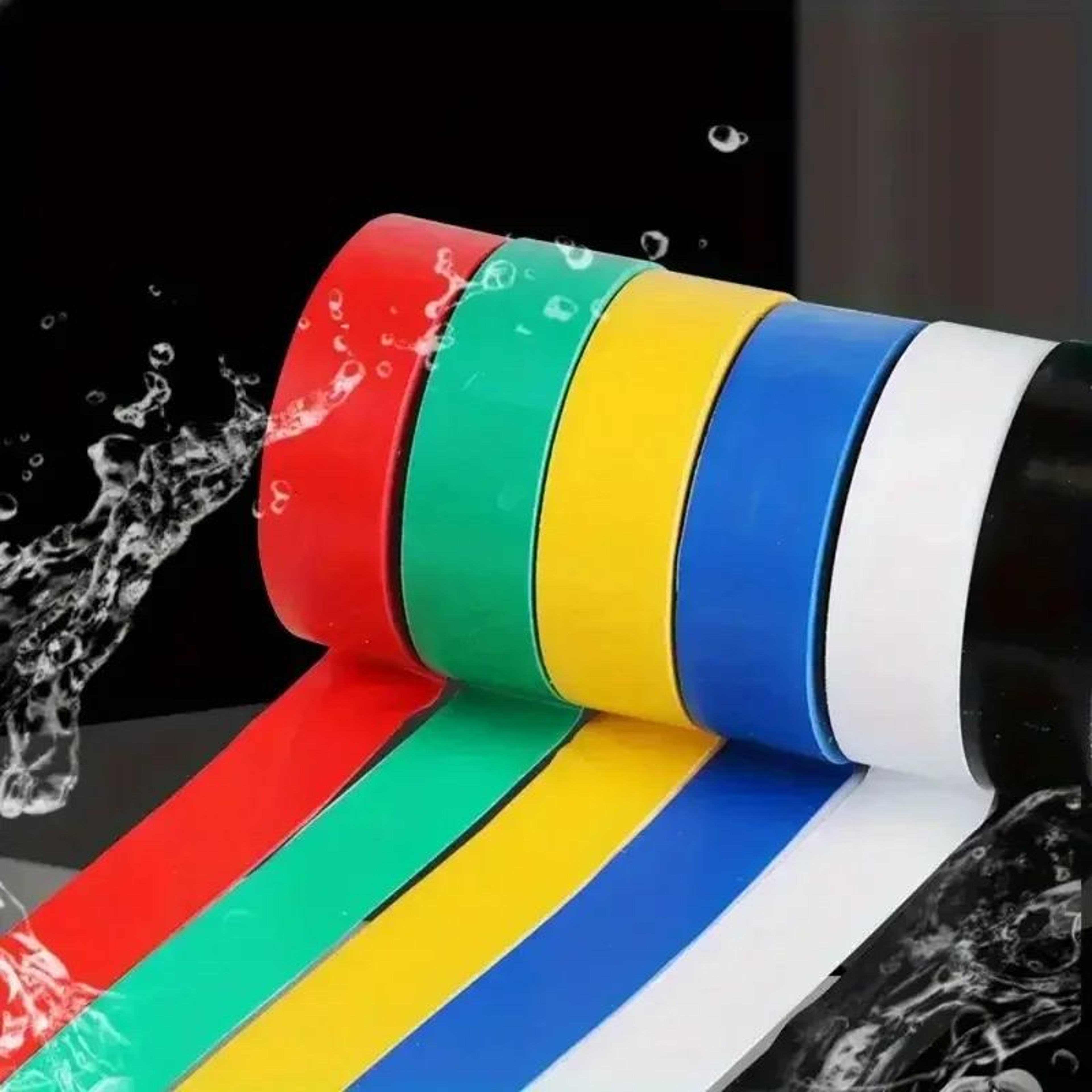Multi Color Electrical Tape Set Fireproof 9