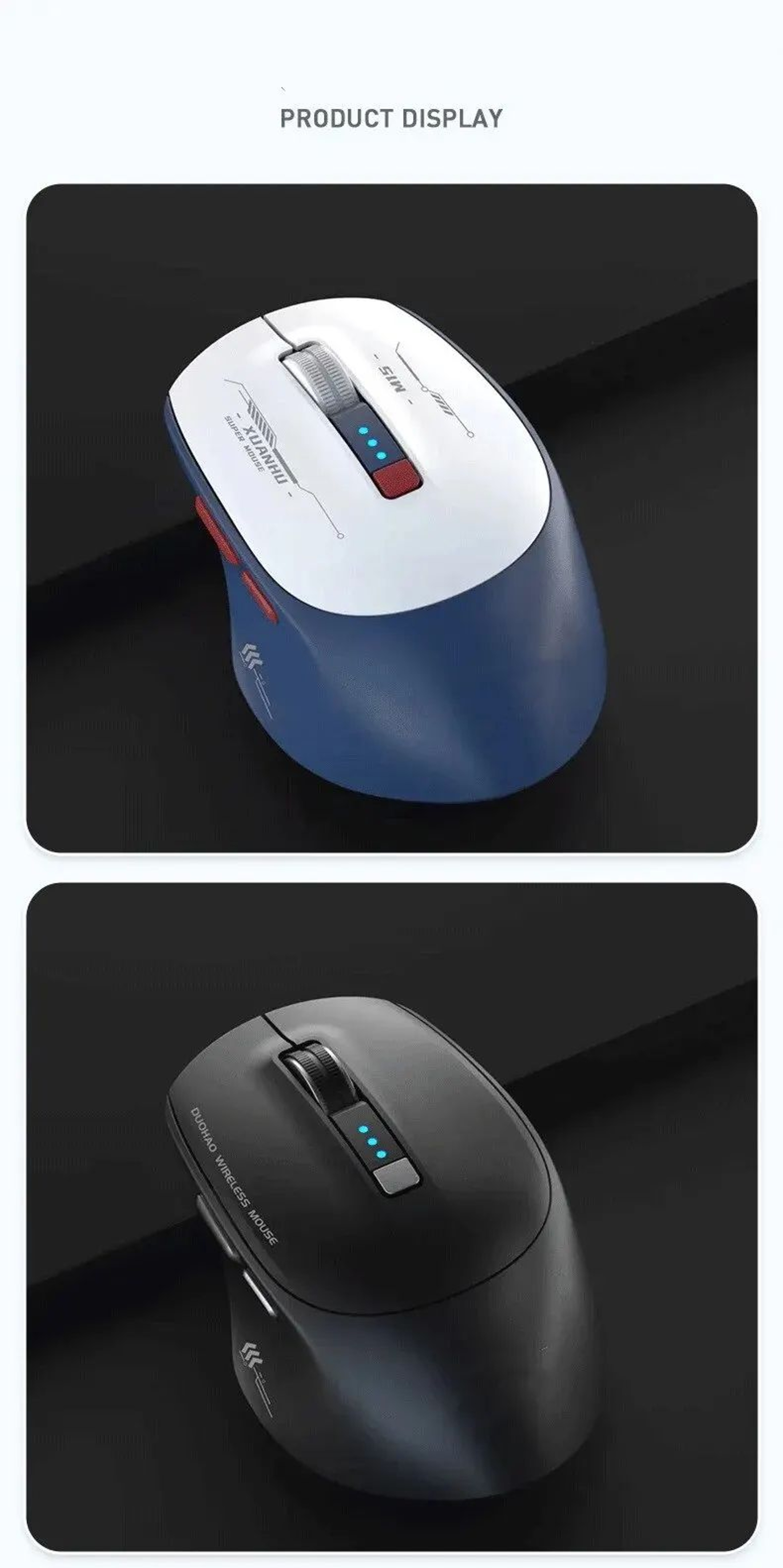 ITLY W2 Rechargeable Wireless Bluetooth Mouse 12