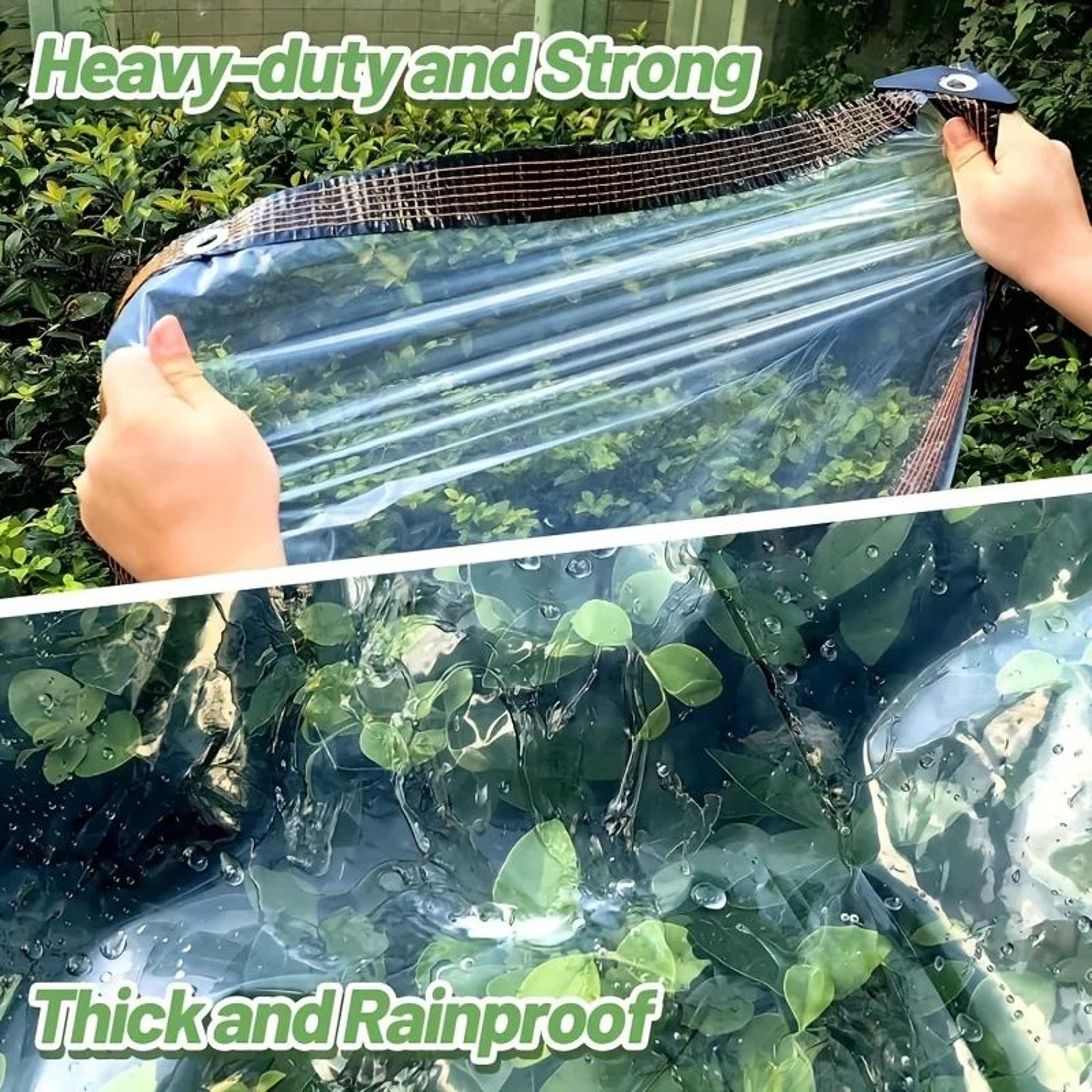 Transparent Waterproof Heavy Duty Tarp 3