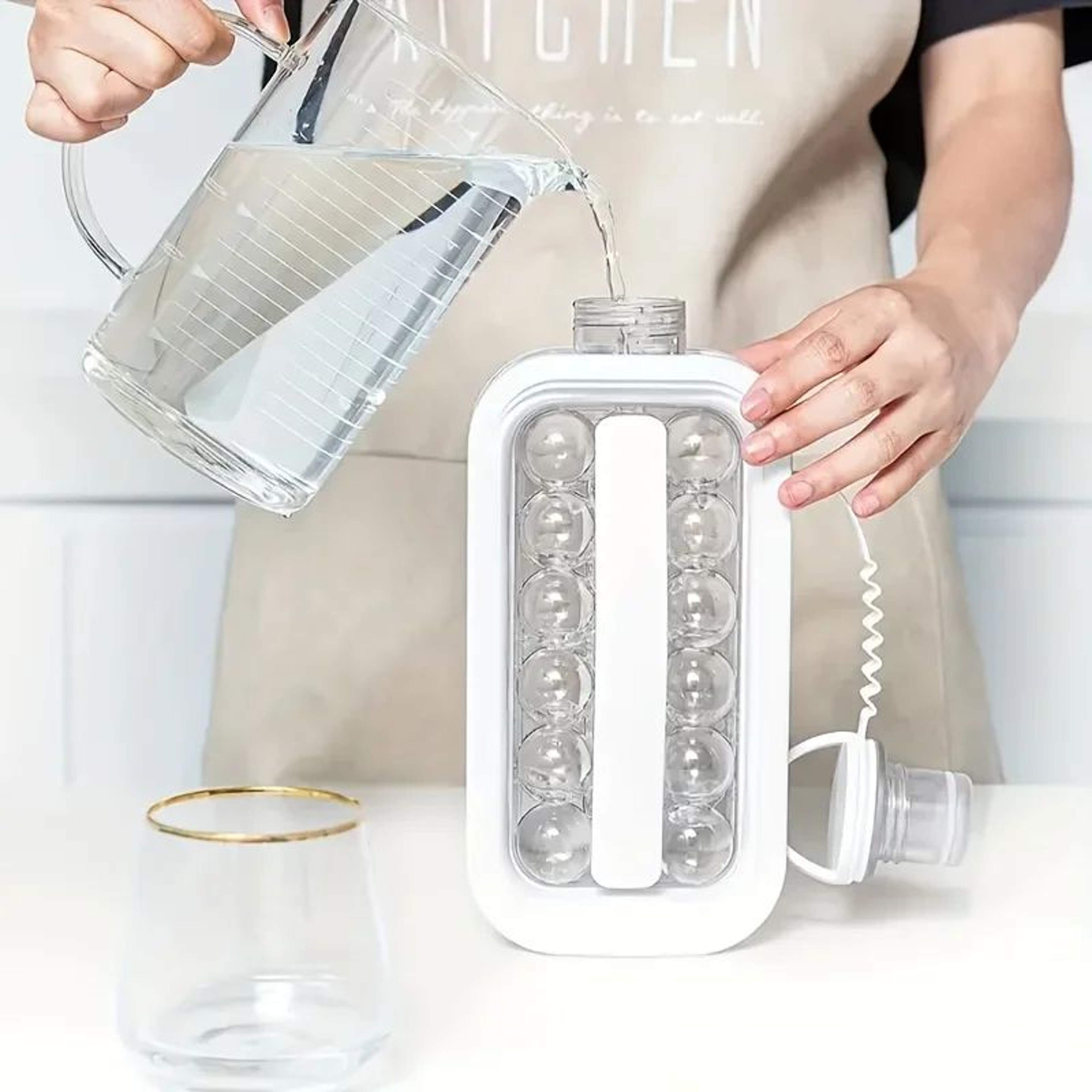 2 In 1 Folding Ice Maker Bottle 2
