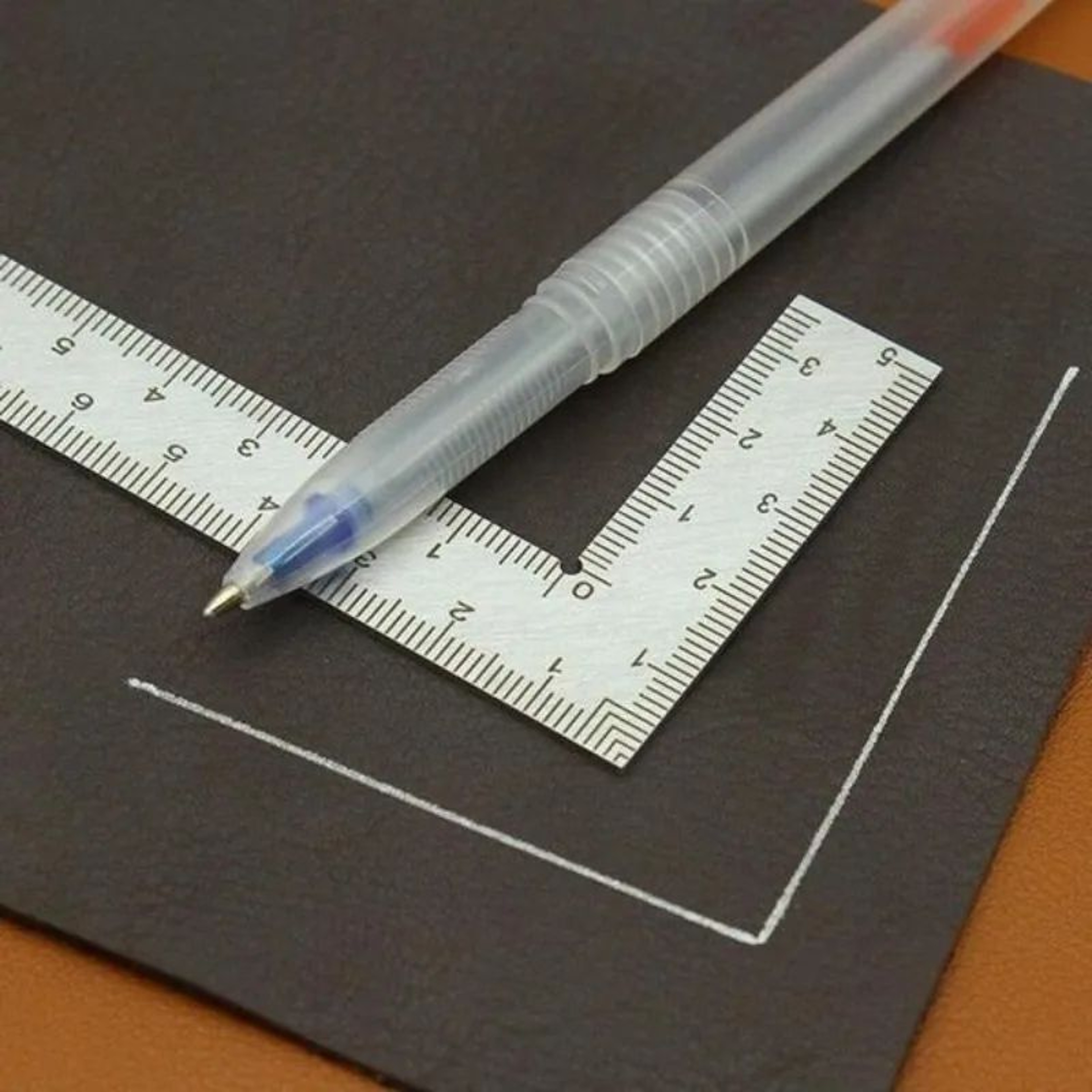Mini Stainless Steel Square Ruler 2