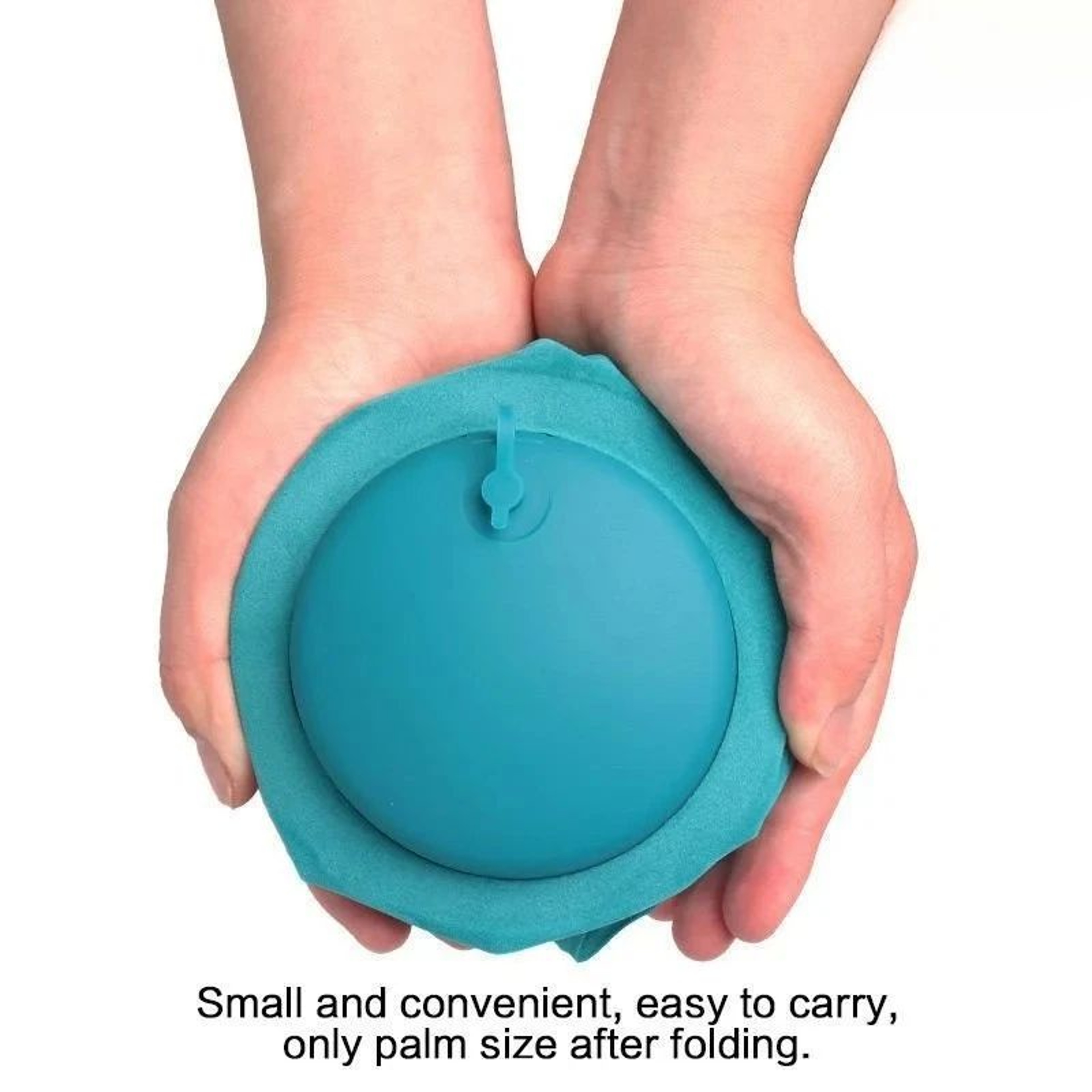 Inflatable Travel Pillow With Flocked Surface 2