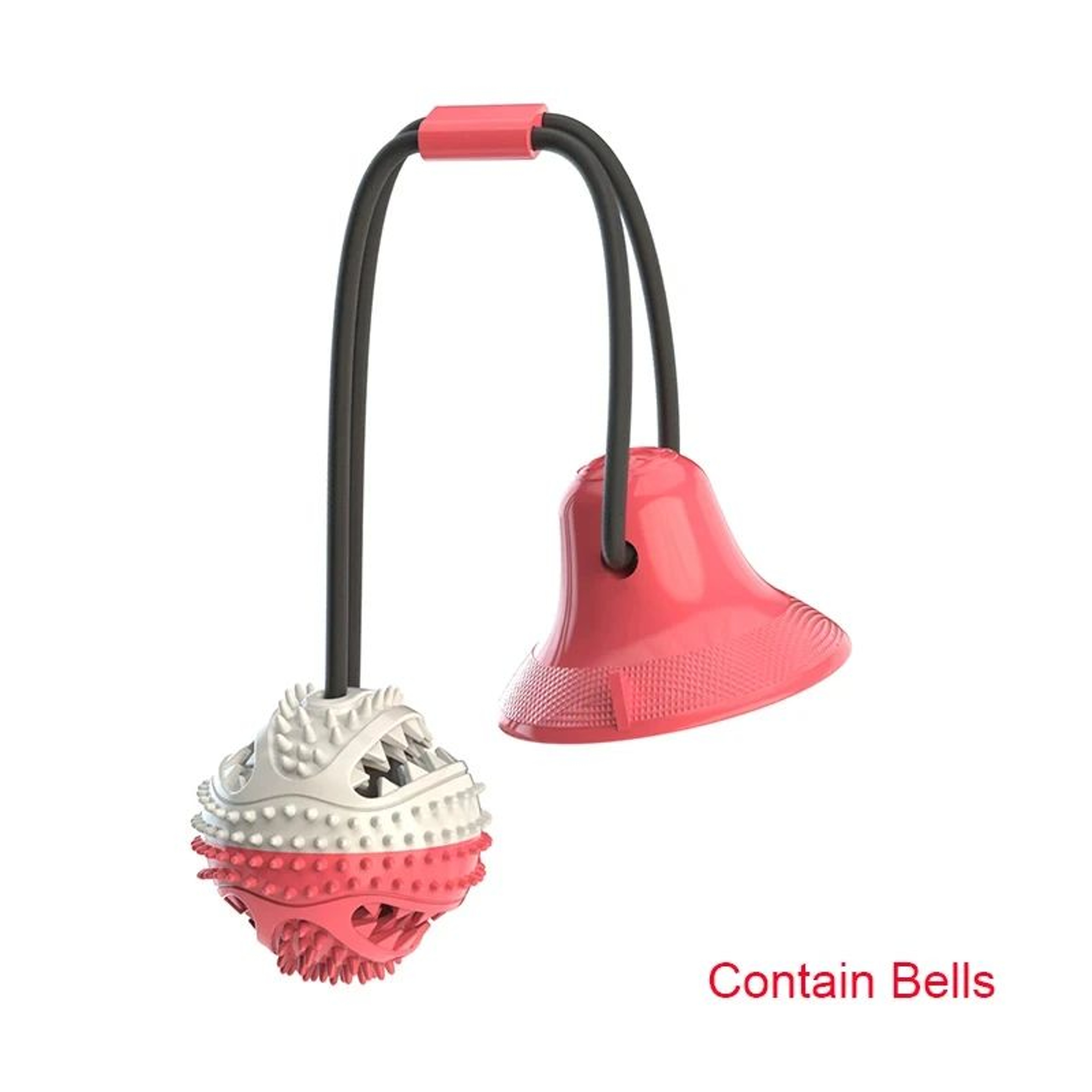 Interactive Suction Cup Dog Chew Ball 12