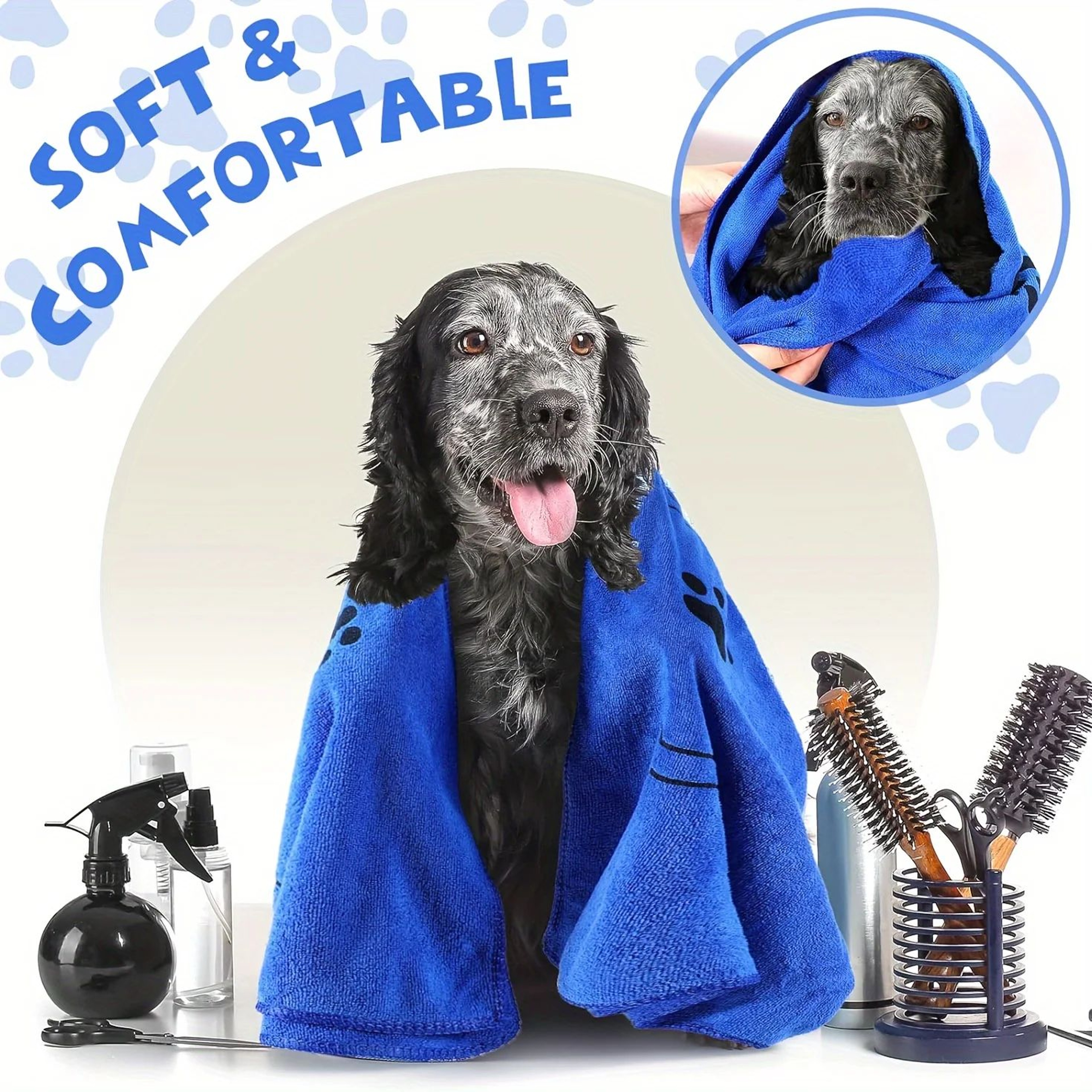 Quick Dry Microfiber Pet Bath Towel 4
