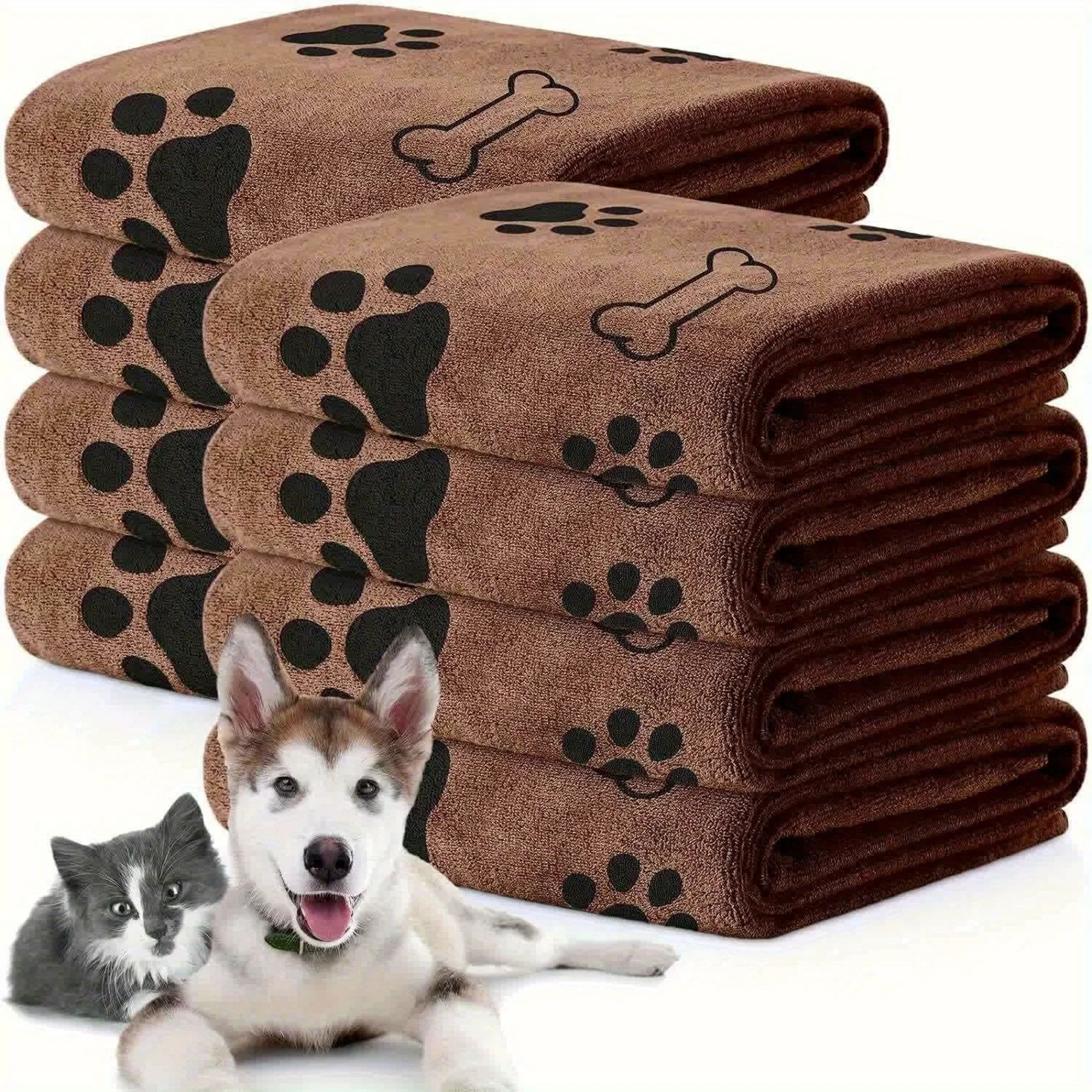 Large Quick Dry Microfiber Dog Towel 24 X 40 Inch 0