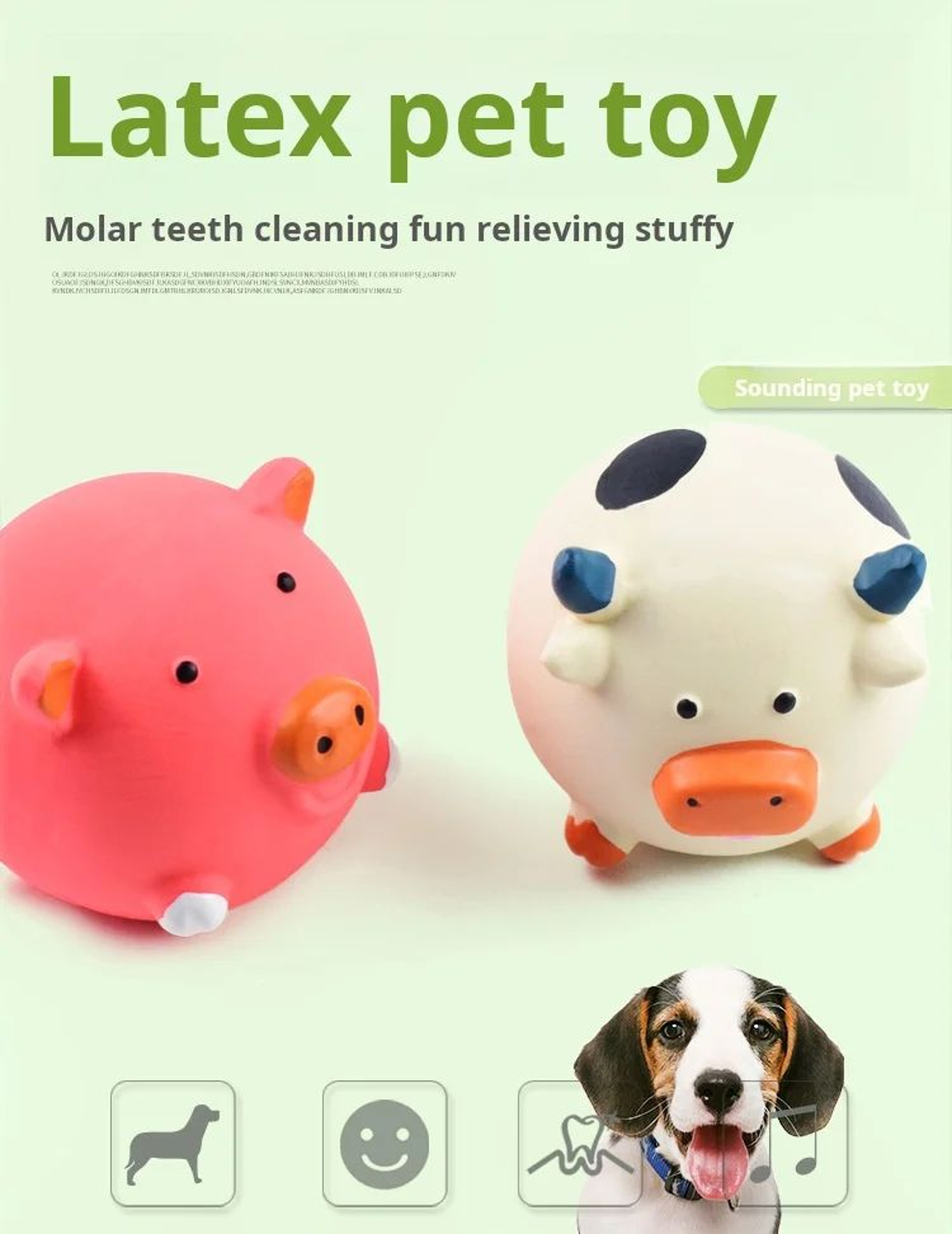 Animal Shaped Squeaky Dog Chew Toys 5