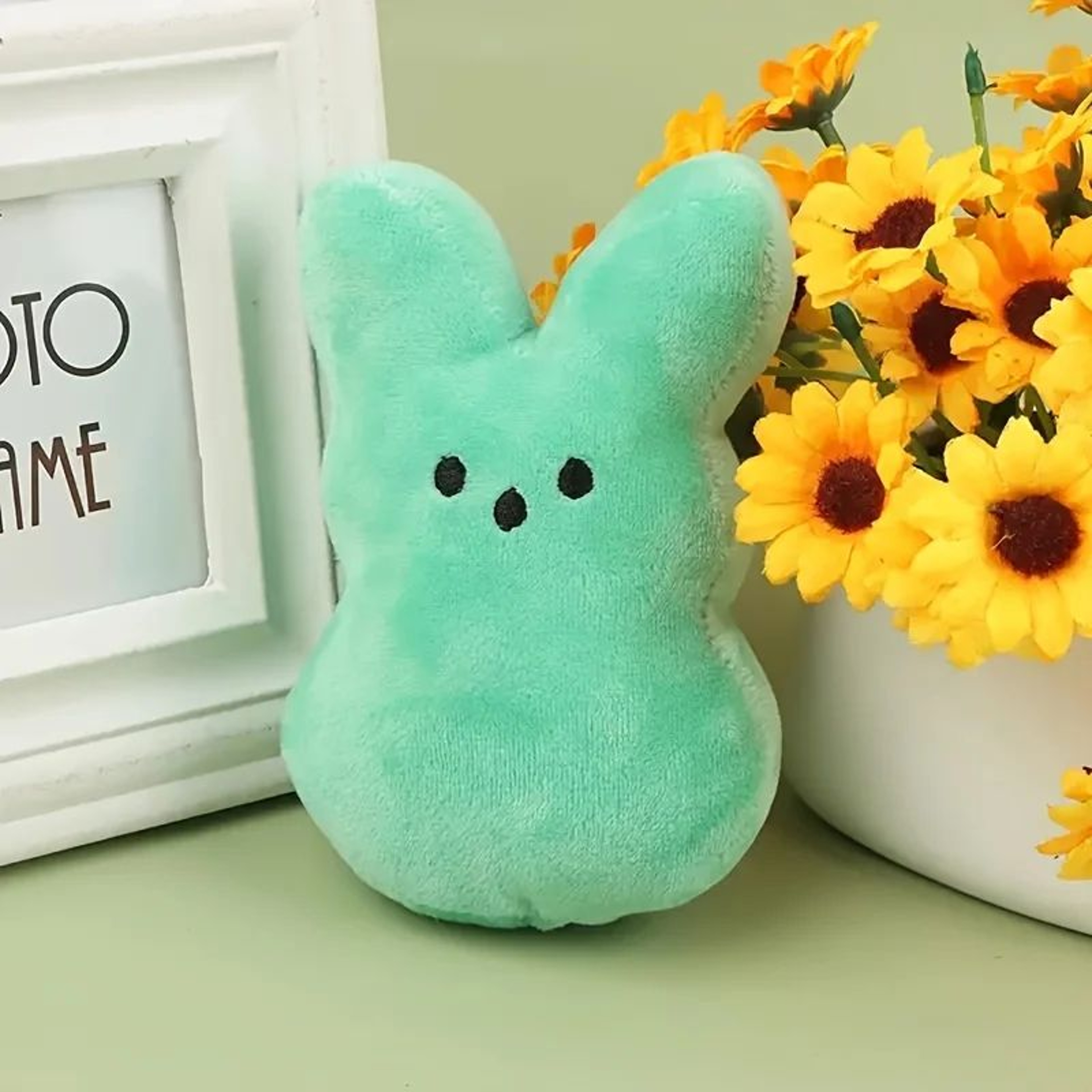 Easter Bunny Plush Dog Chew Toy 0