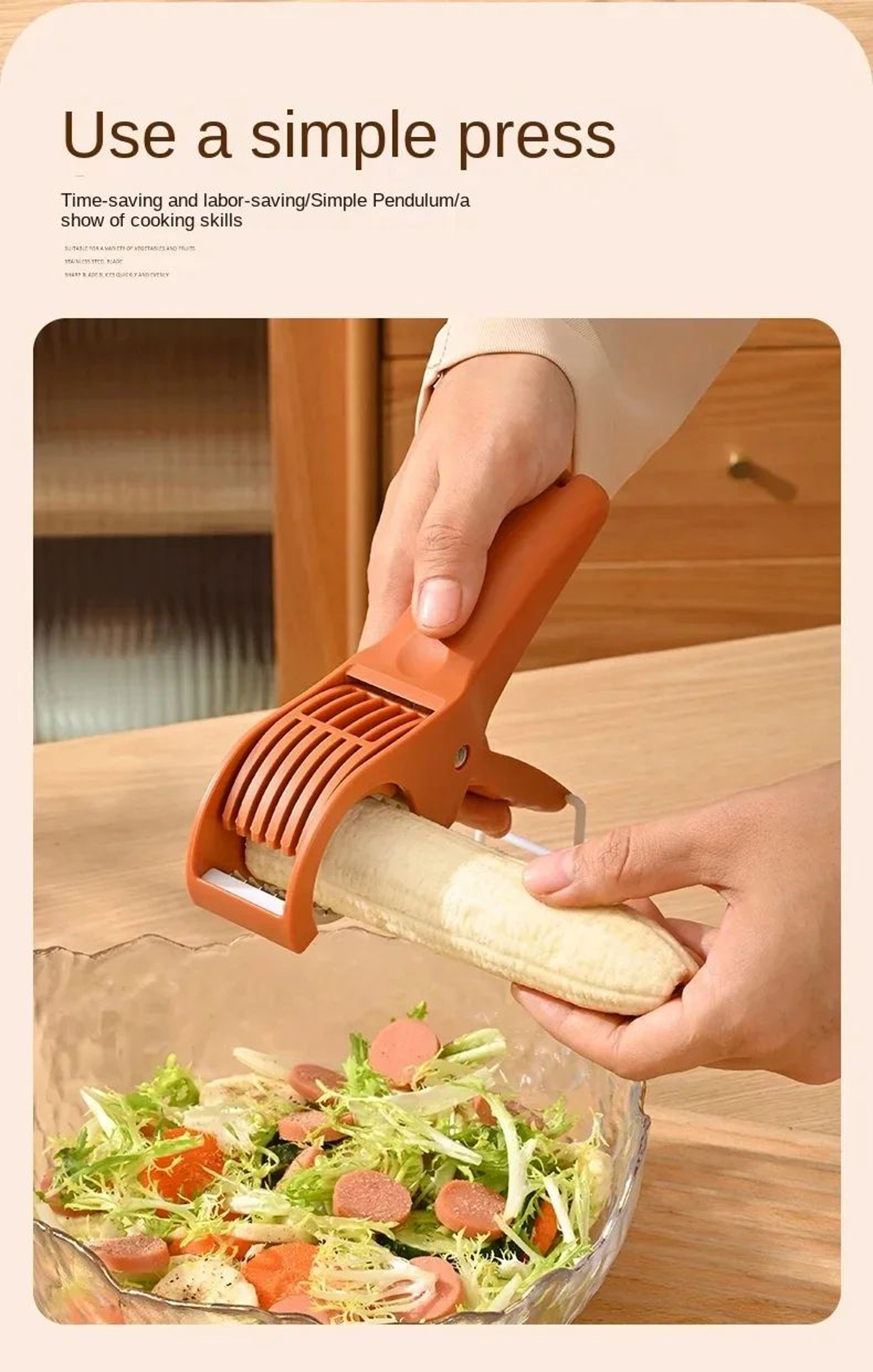 Stainless Steel Vegetable And Fruit Slicer 6