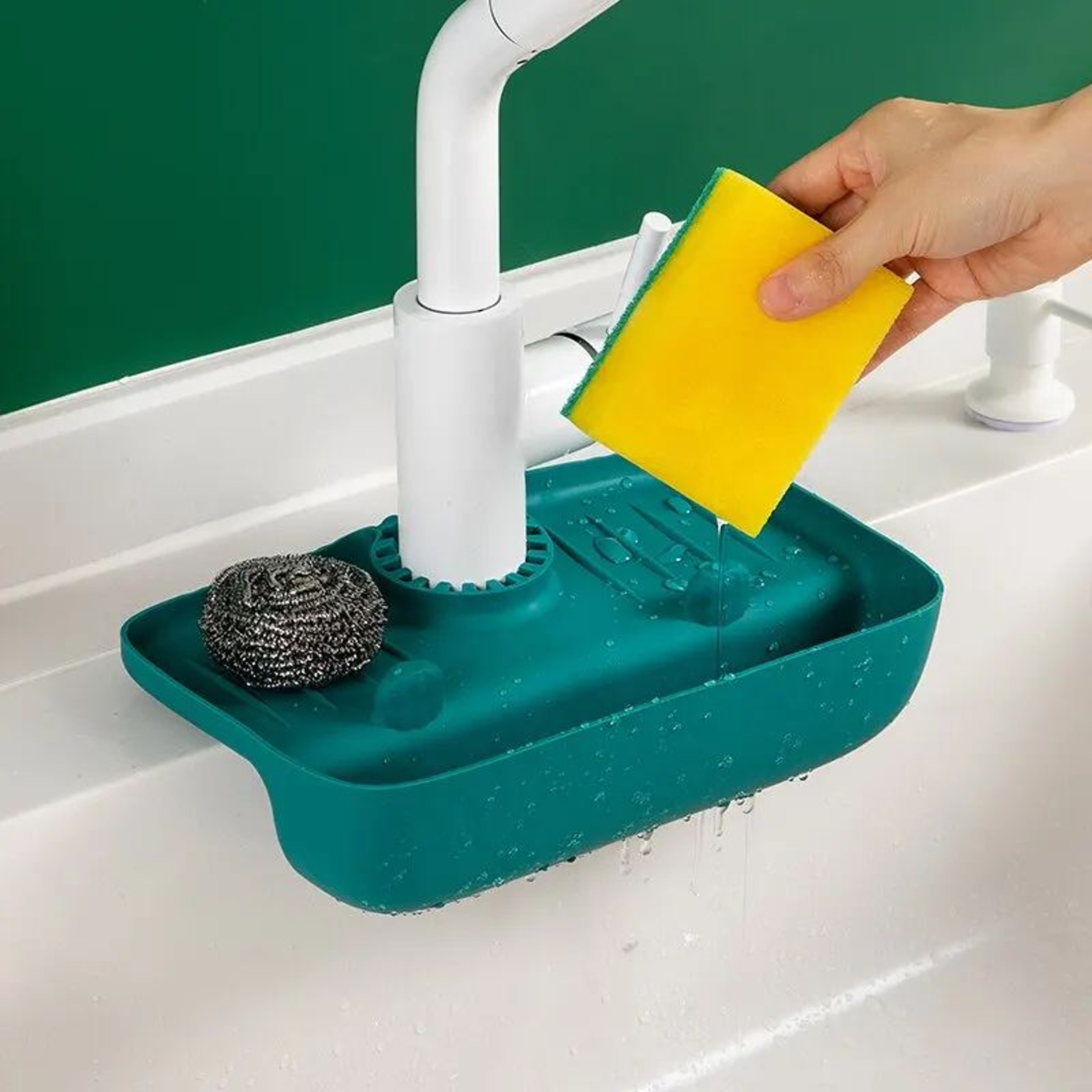 Silicone Sink Drain Rack And Faucet Pad 4