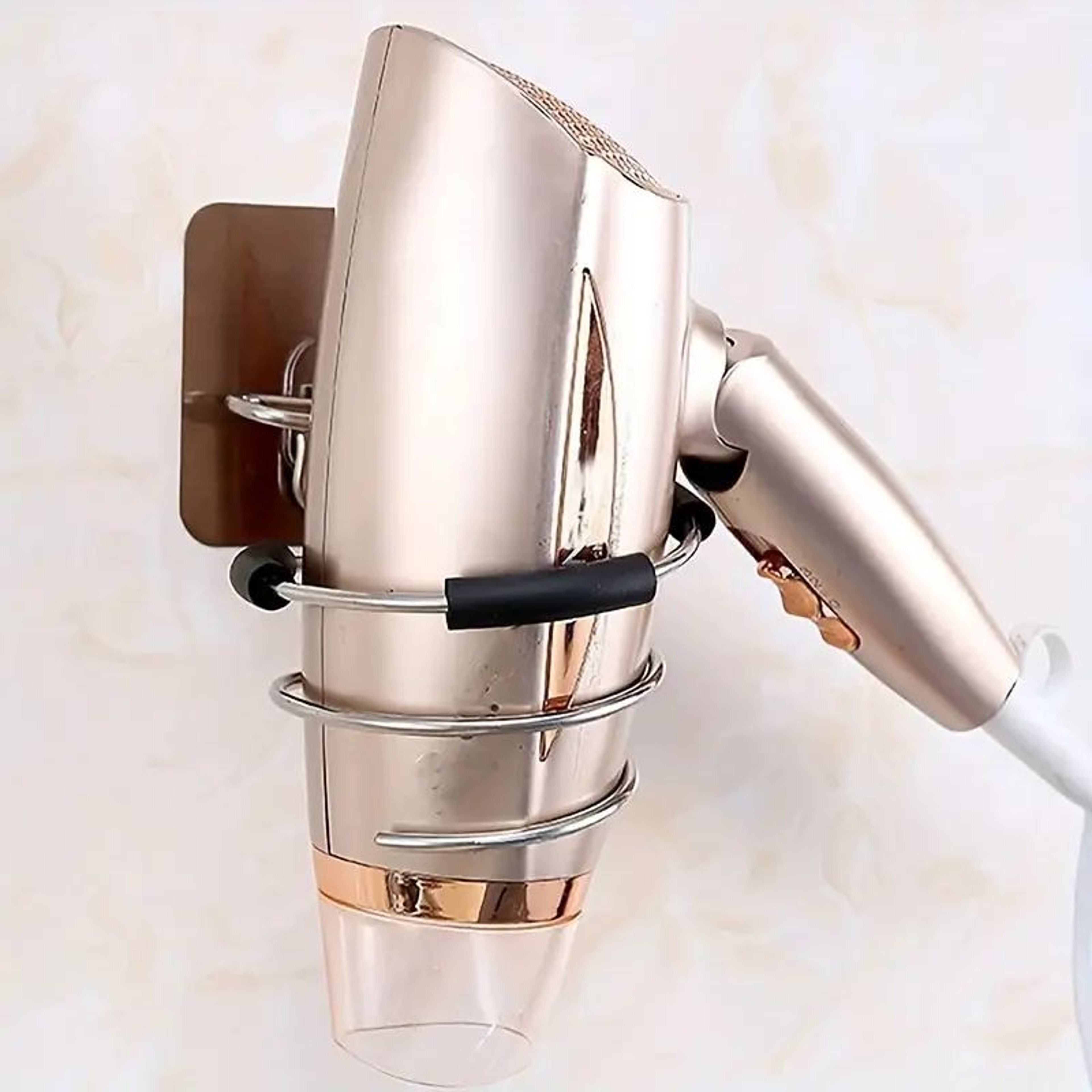 Wall Mounted Hair Dryer Holder 4