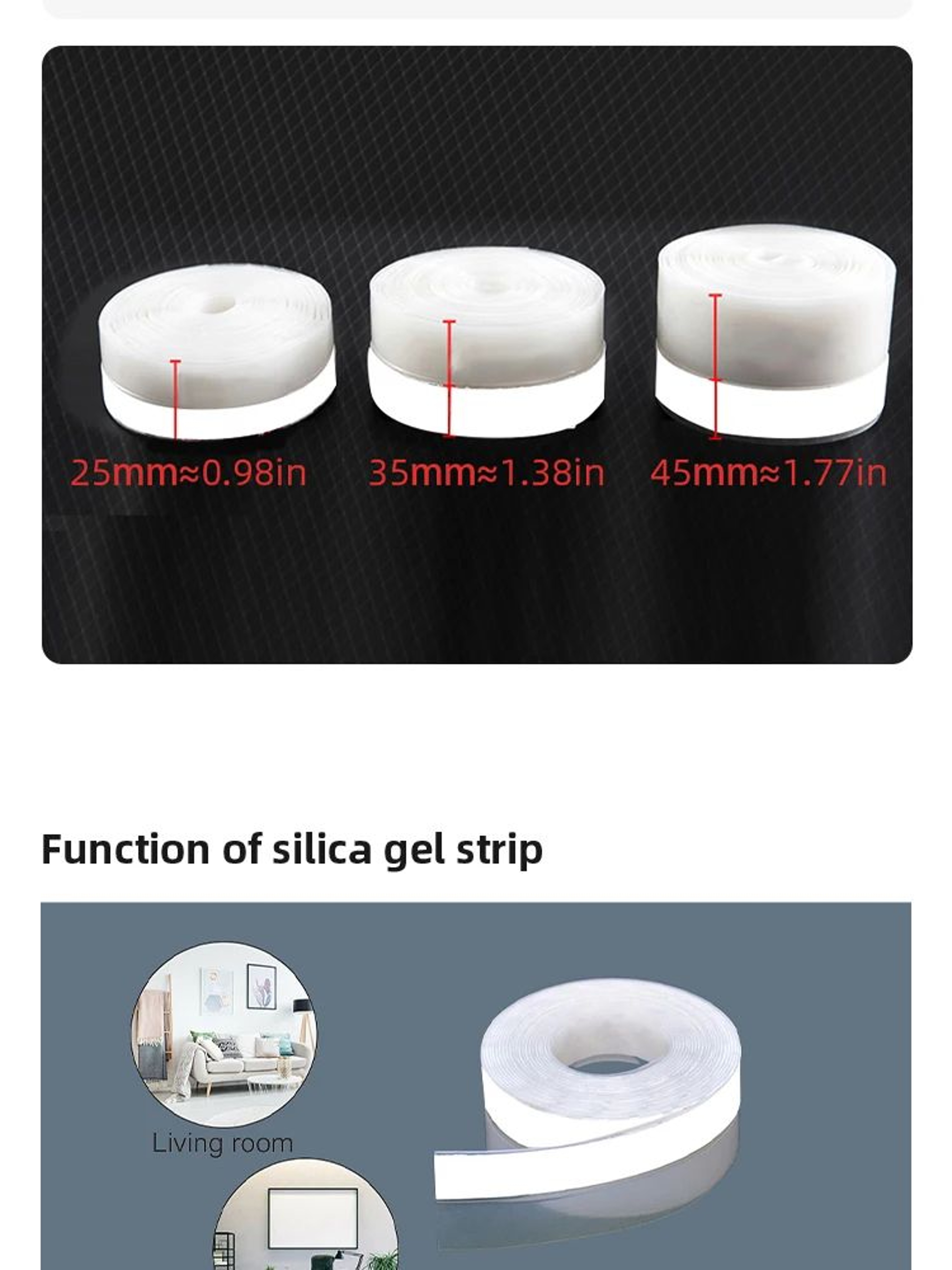 Self Adhesive Door And Window Sealing Tape 8