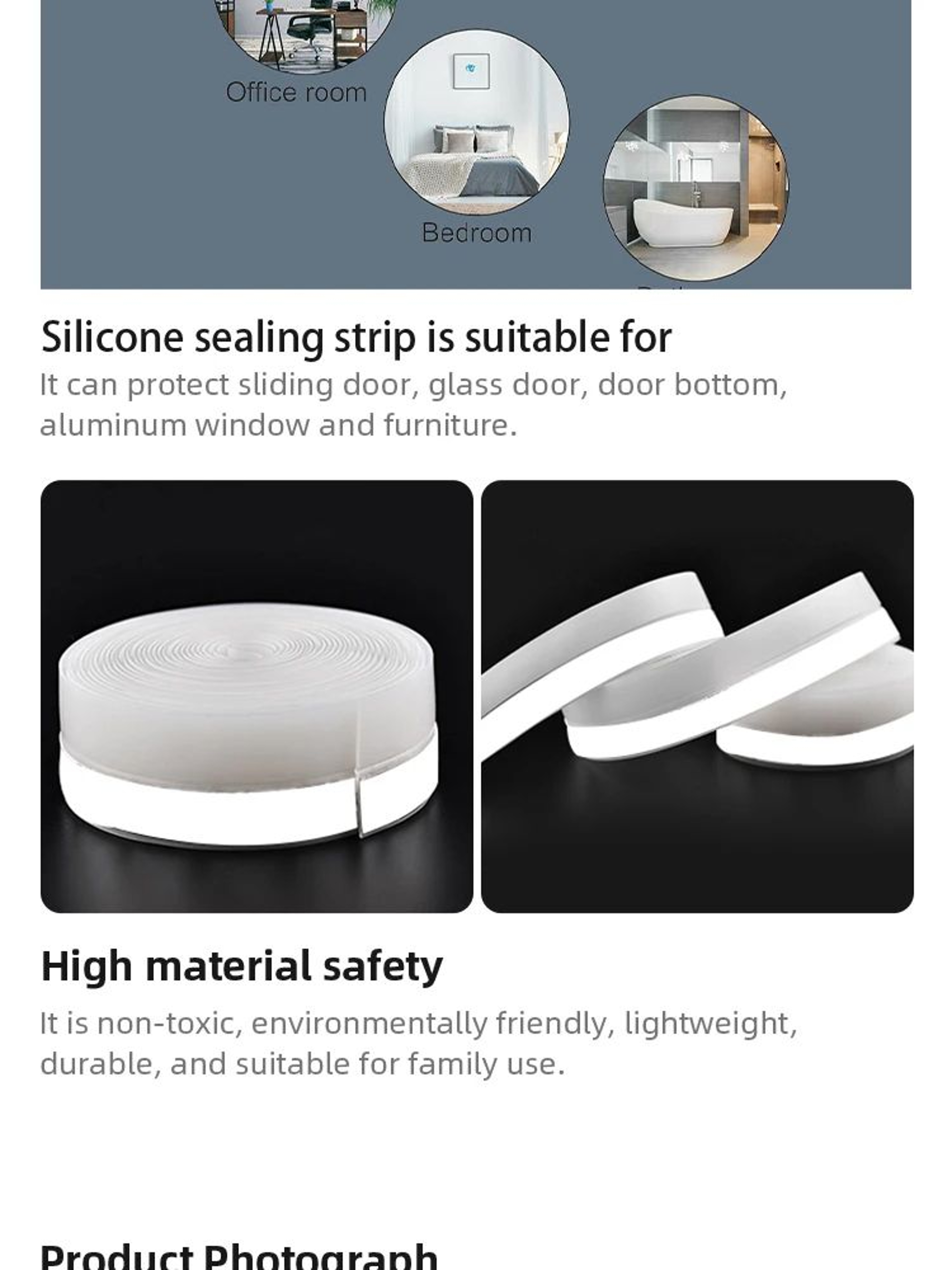 Self Adhesive Door And Window Sealing Tape 9