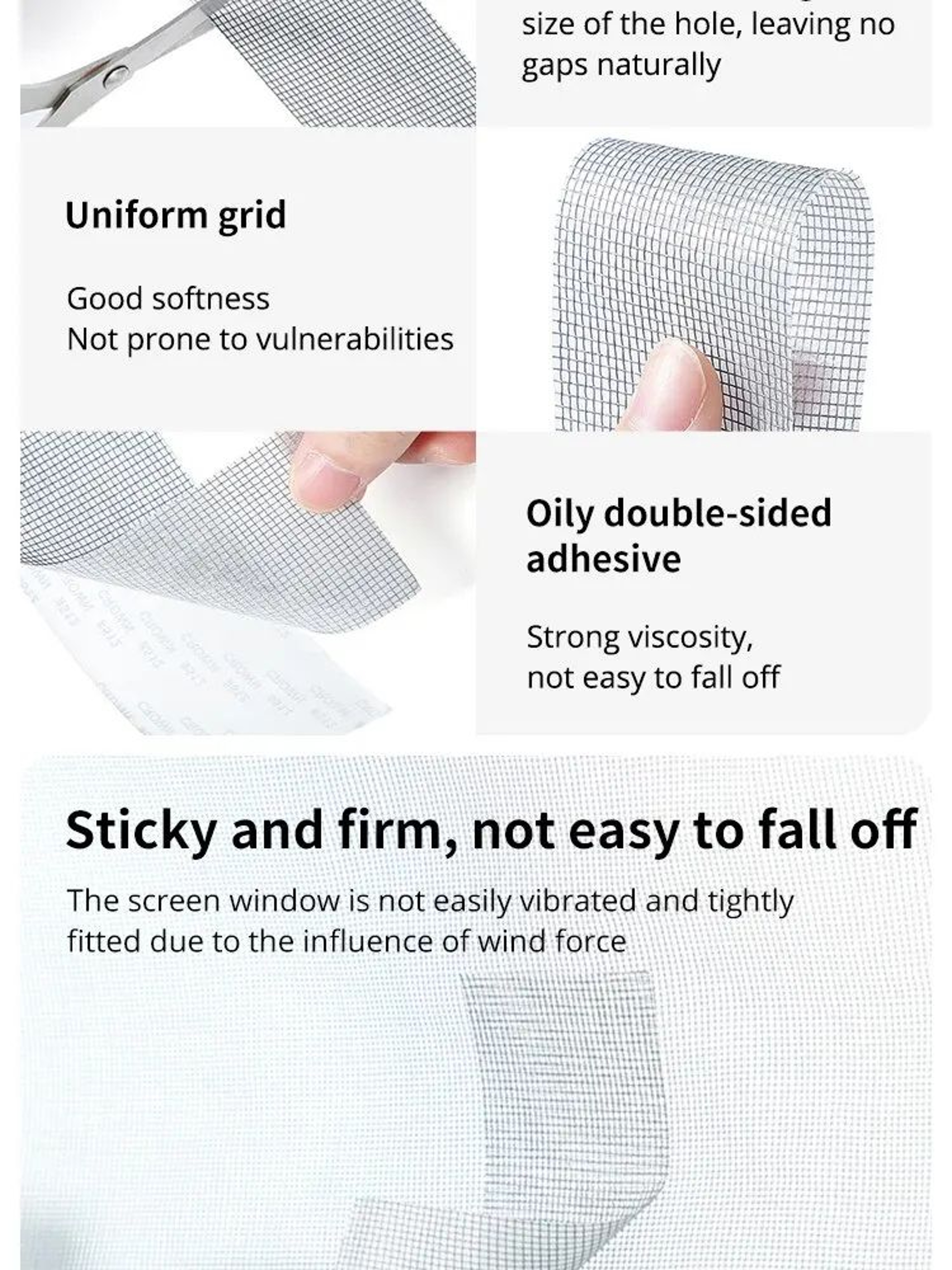 Self Adhesive Window Screen Repair Tape 10