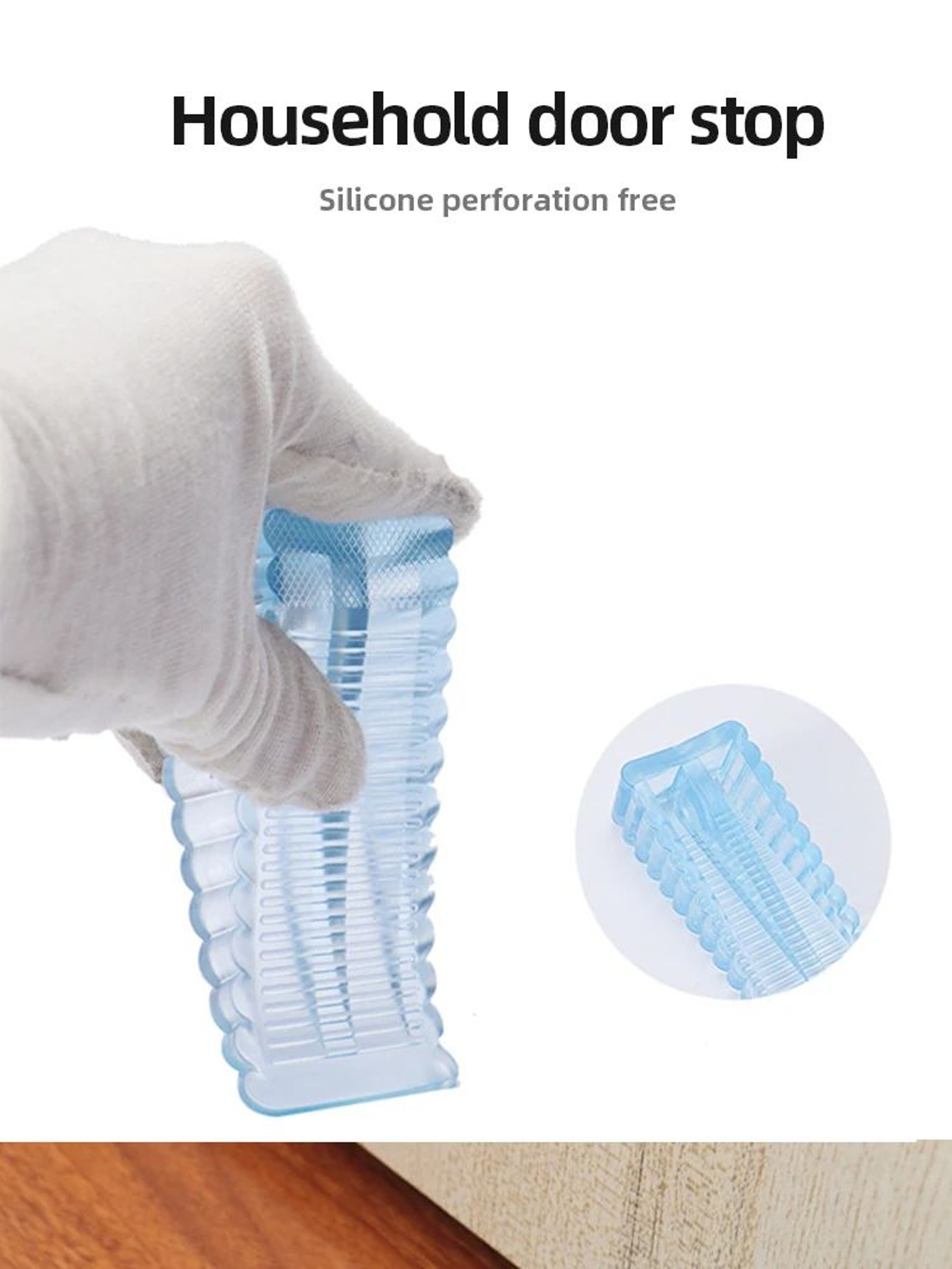 Silicone Door Stopper Wedge For Home And Office Safety 6
