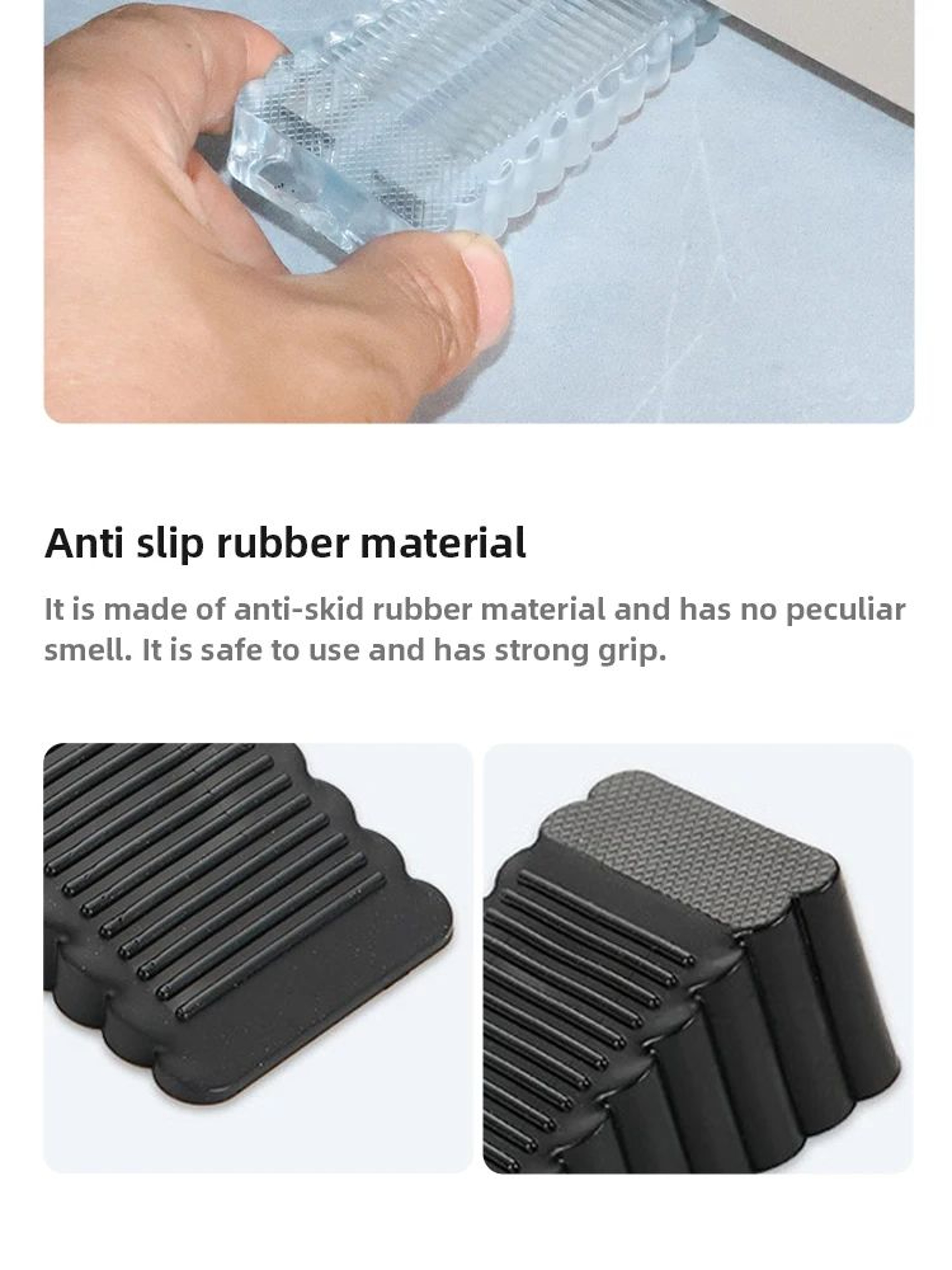 Silicone Door Stopper Wedge For Home And Office Safety 8