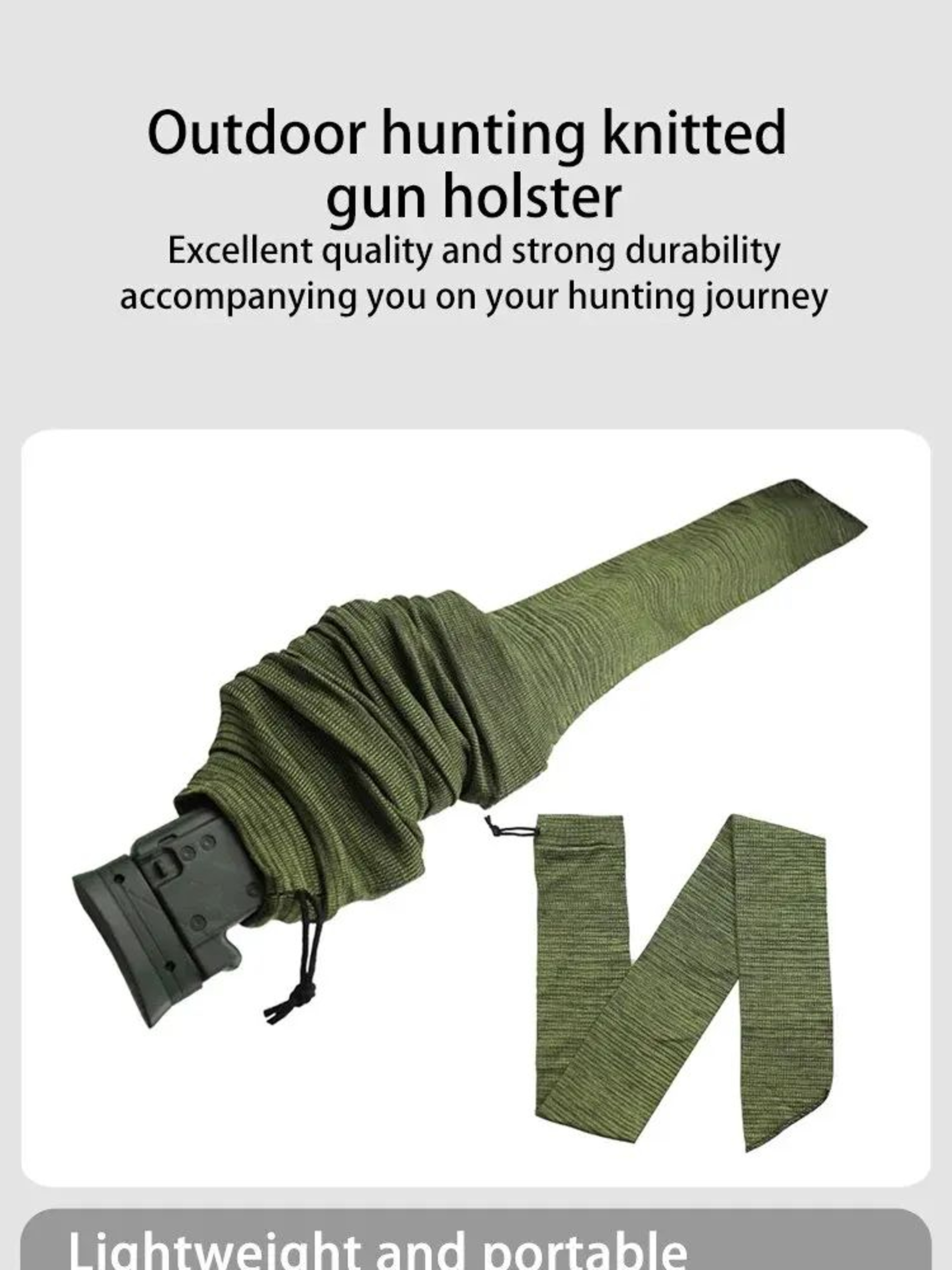 Knitted Gun Sock Storage Cover 3