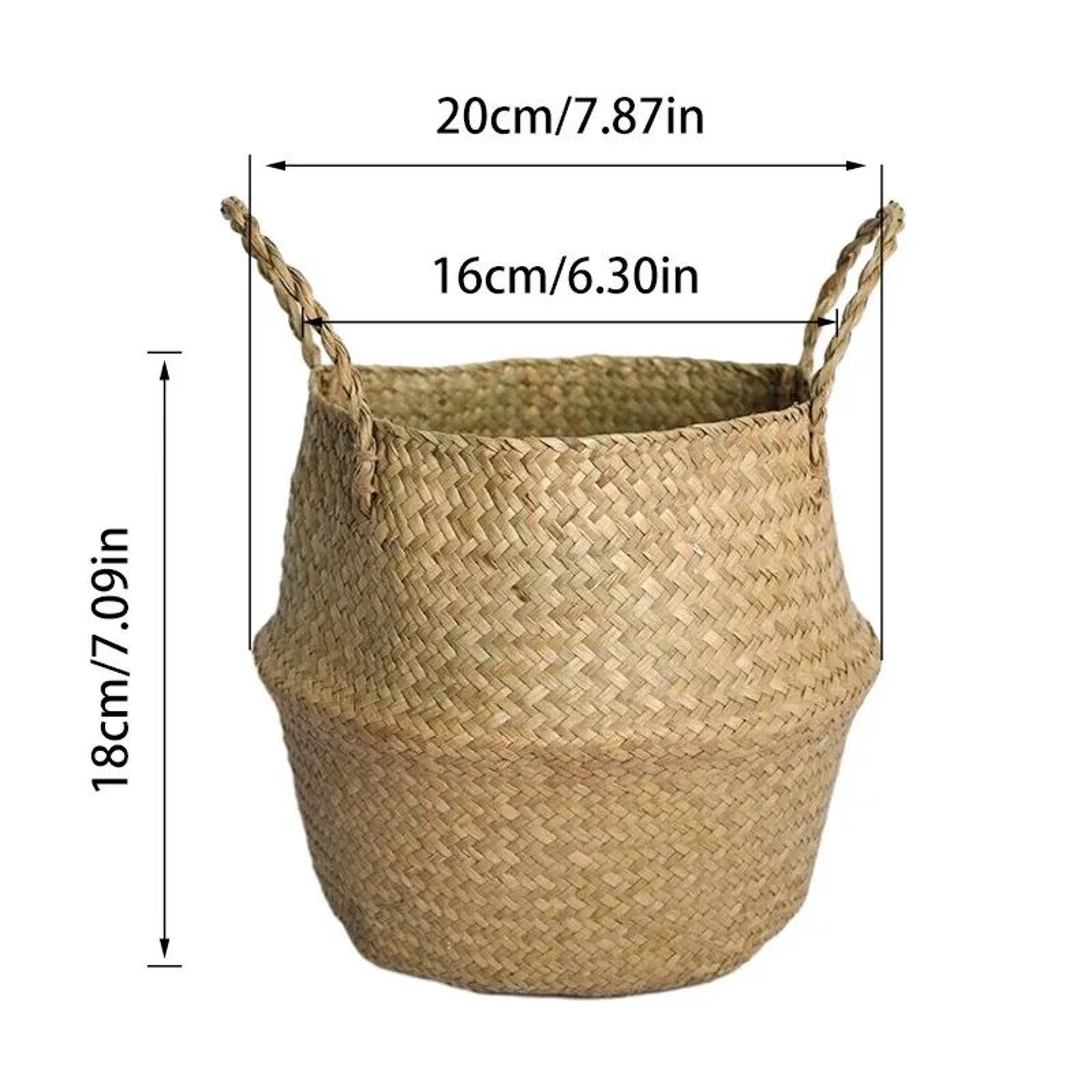 Foldable Woven Storage Basket 5