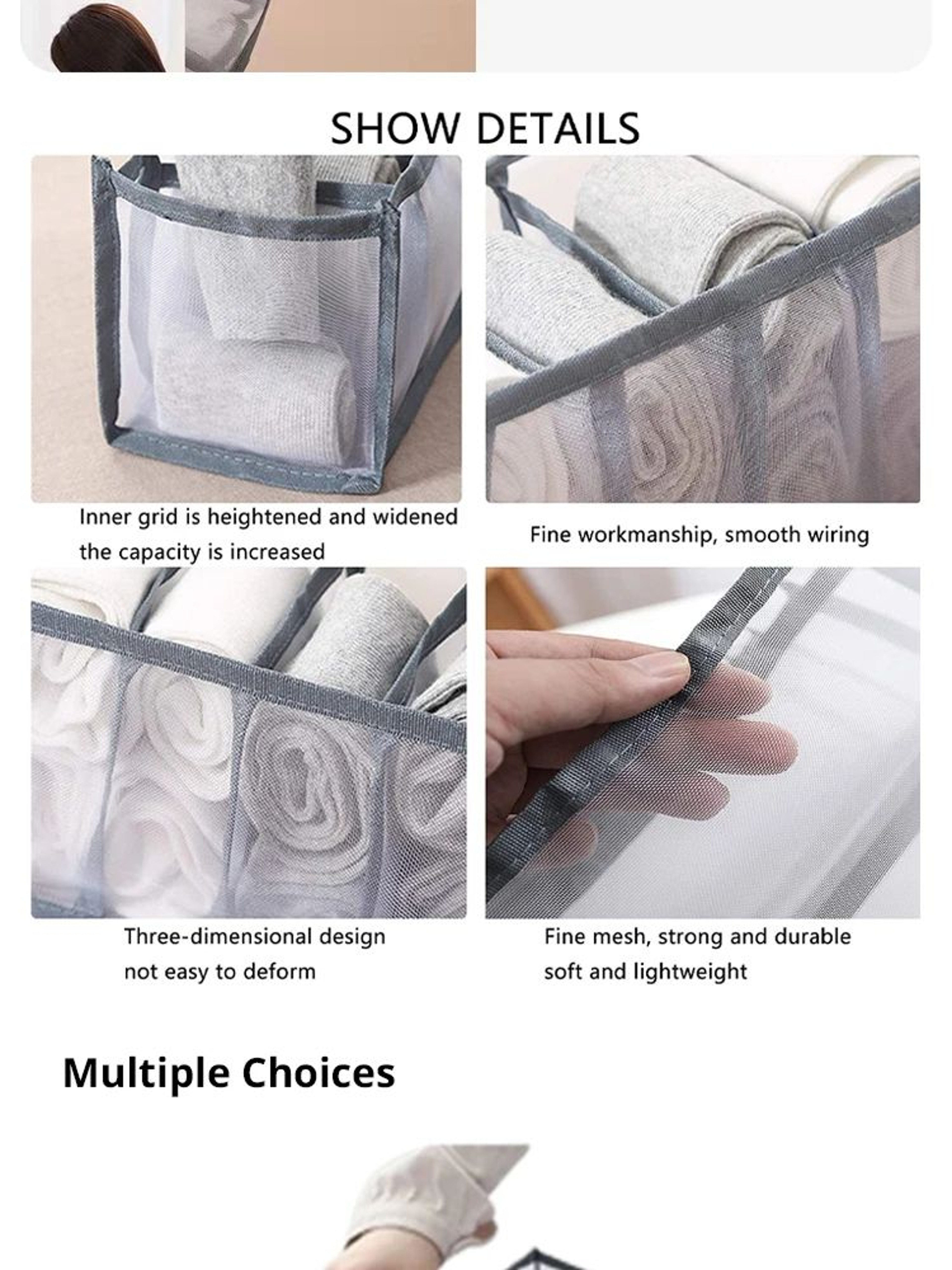 Collapsible Underwear Storage Organizer 6