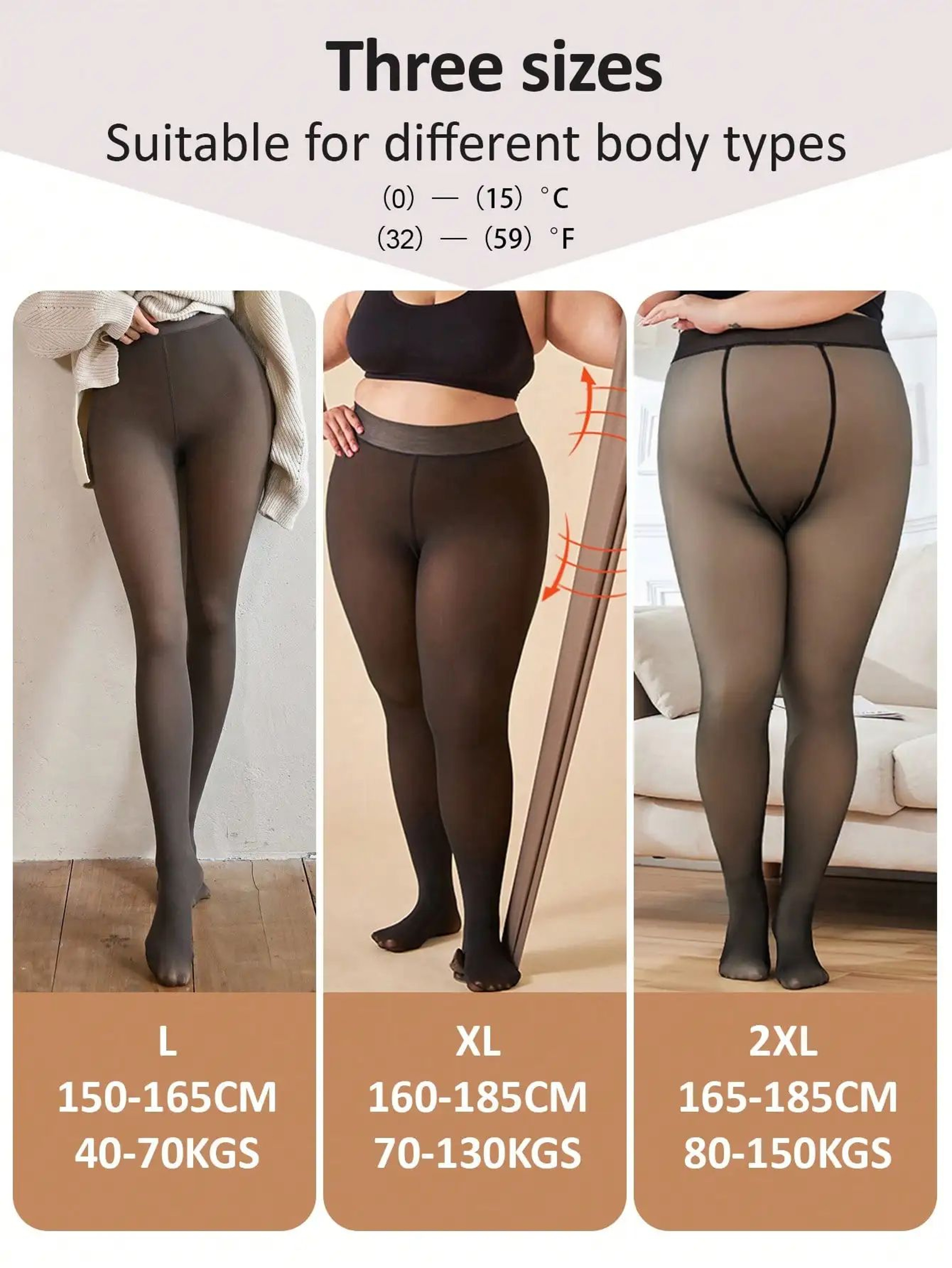 Warm Velvet High Waisted Tights 1