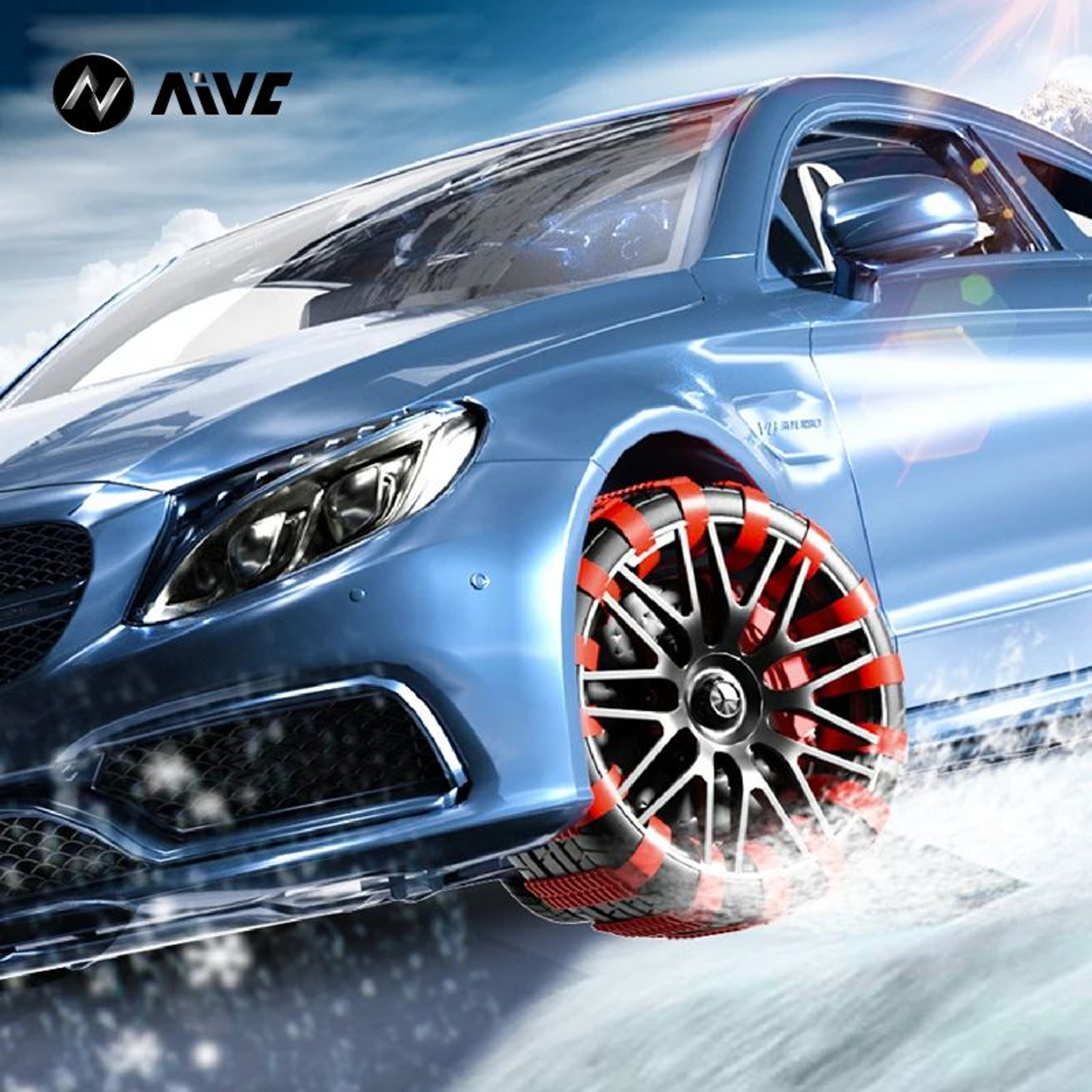 Universal Anti Skid Snow Chains For Wheels 3