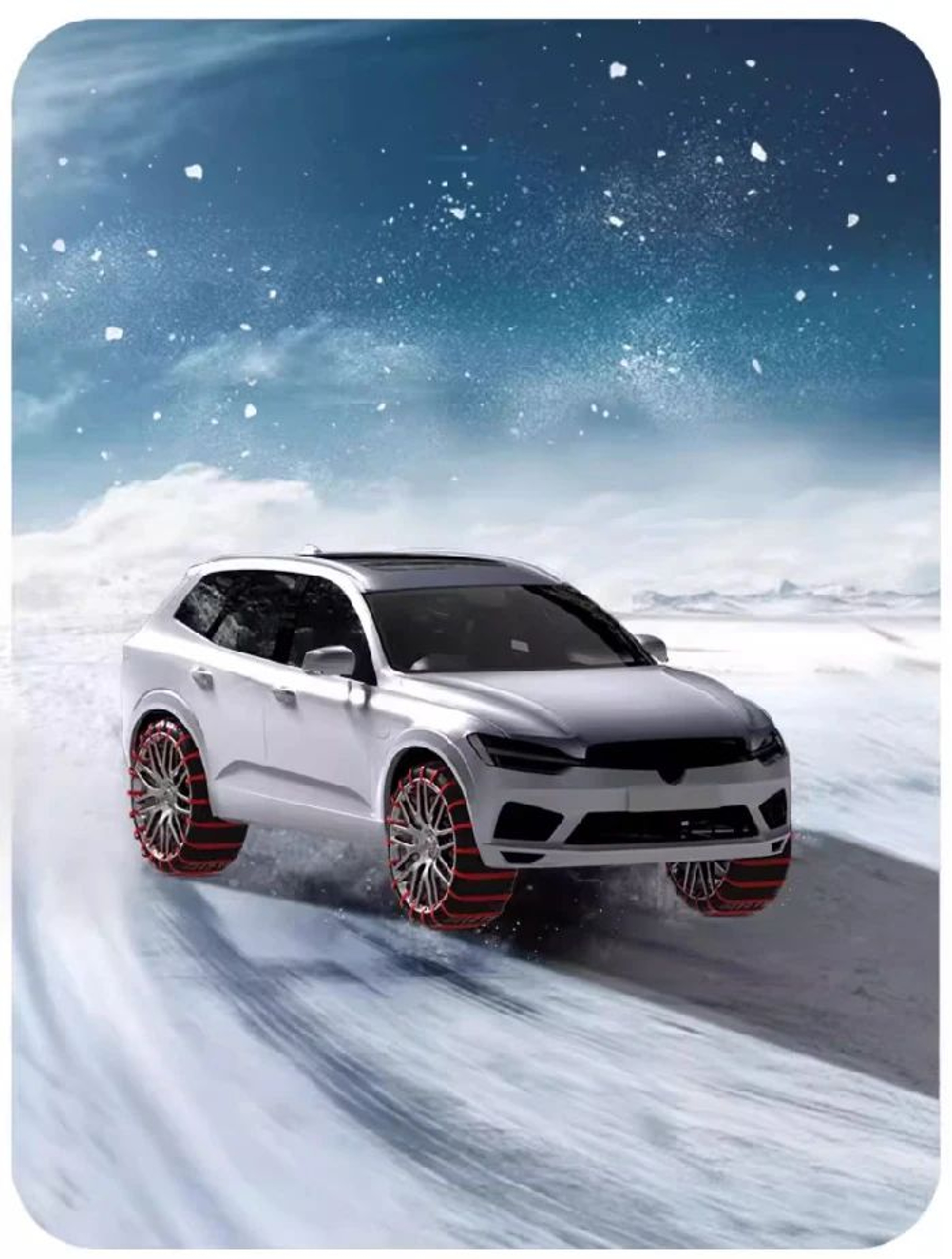 Universal Anti Skid Snow Chains For Wheels 8