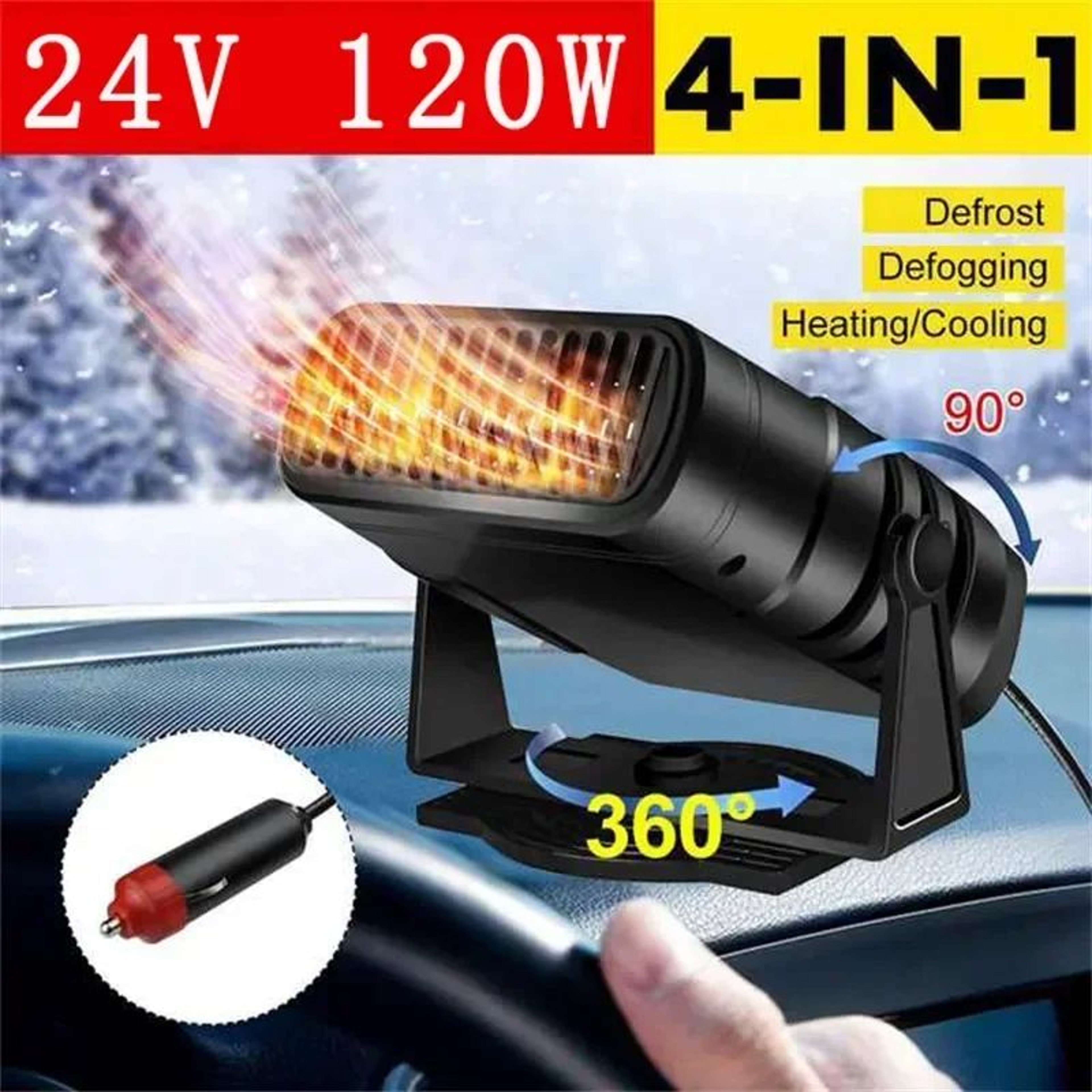 12V 24V Car Heater And Defroster Fan 0