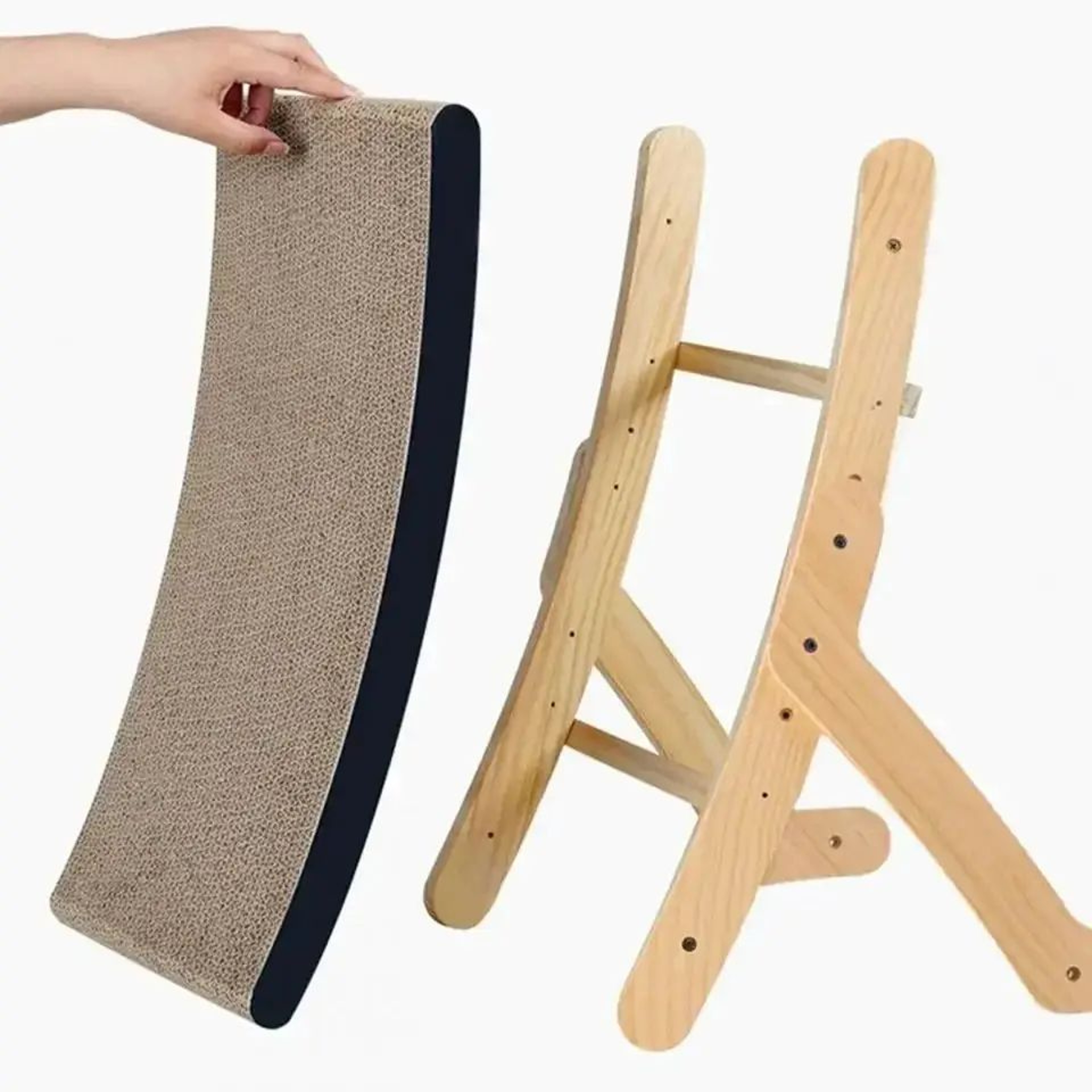 Replaceable Corrugated Cat Scratcher Board 1