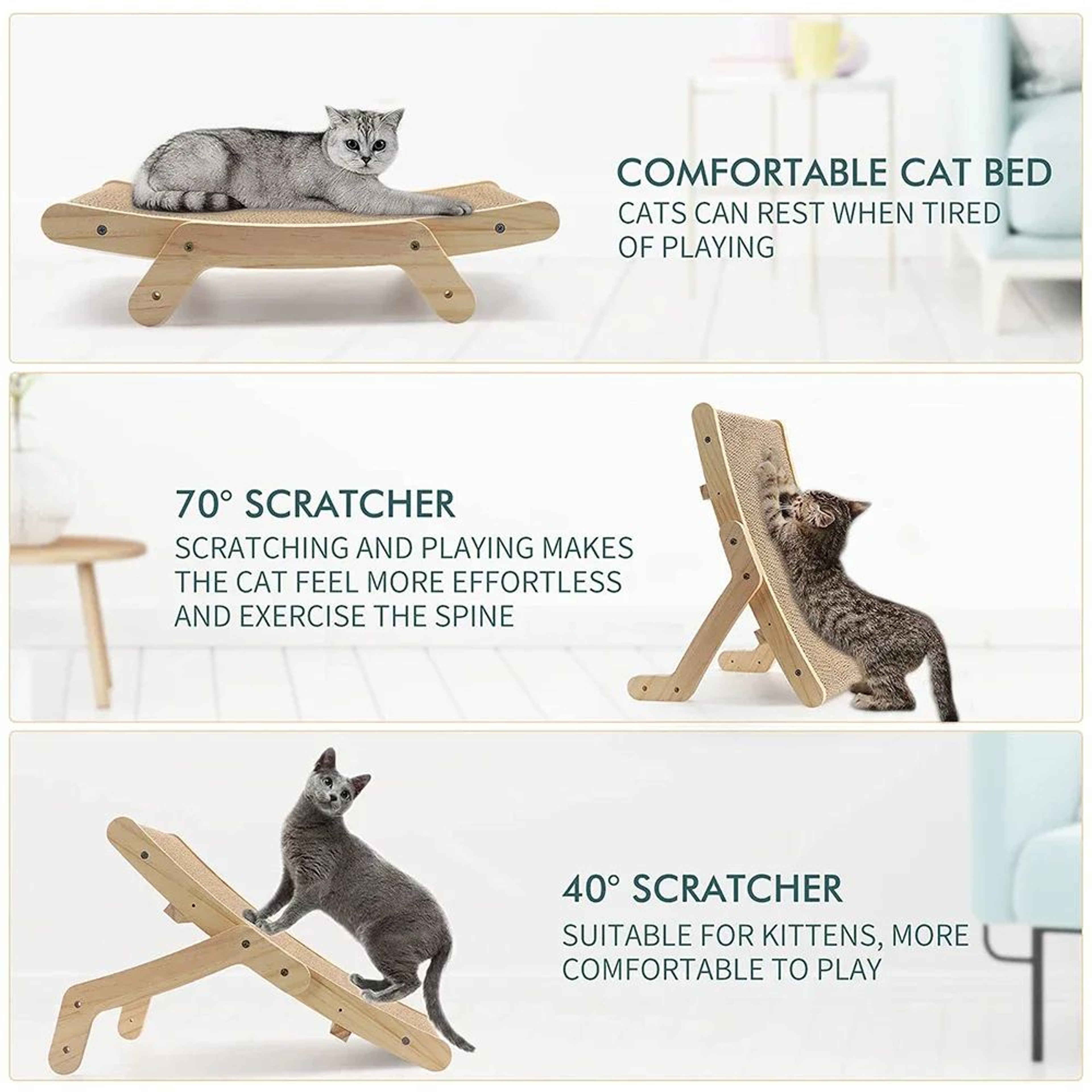 Replaceable Corrugated Cat Scratcher Board 5