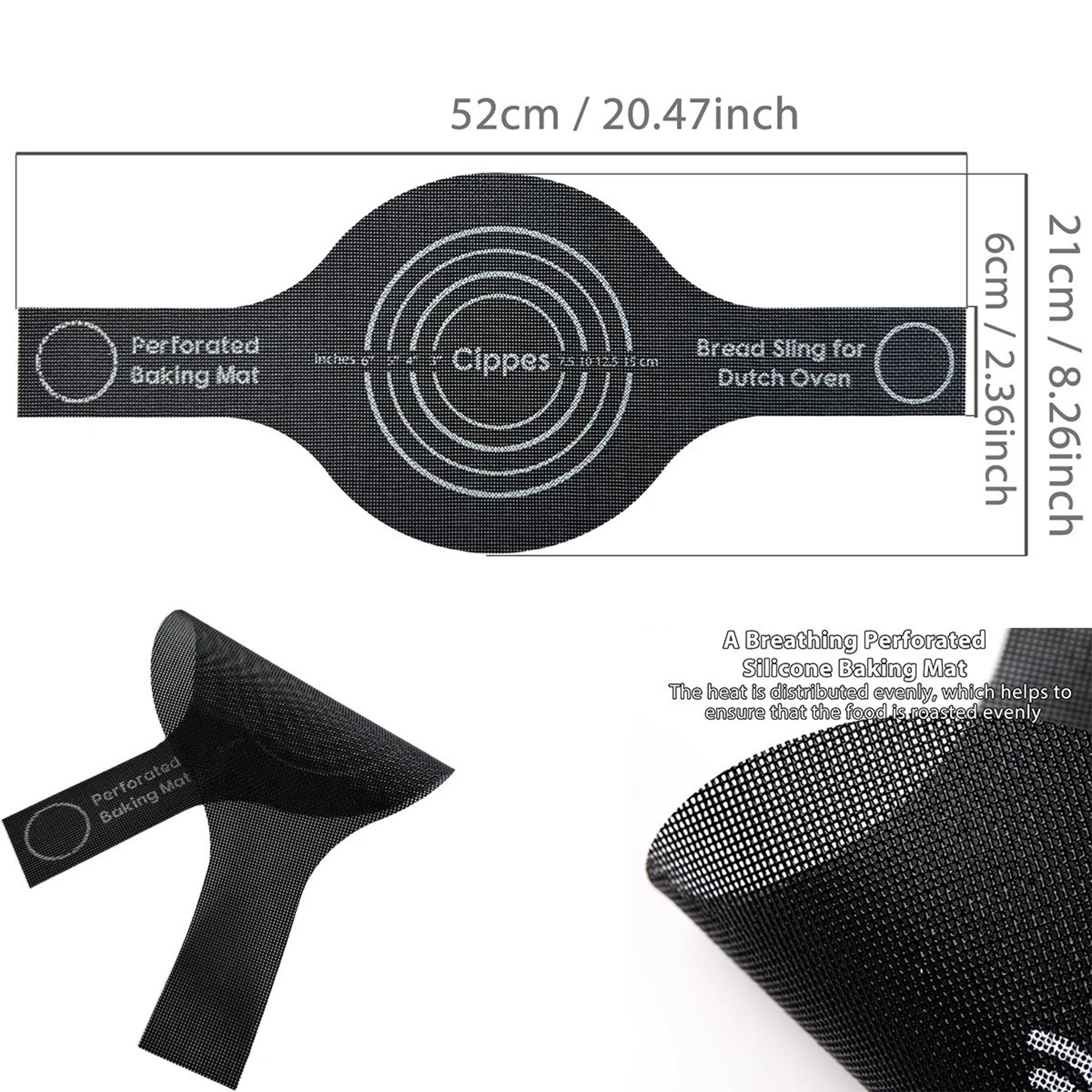 Silicone Bread Sling For Dutch Oven 12